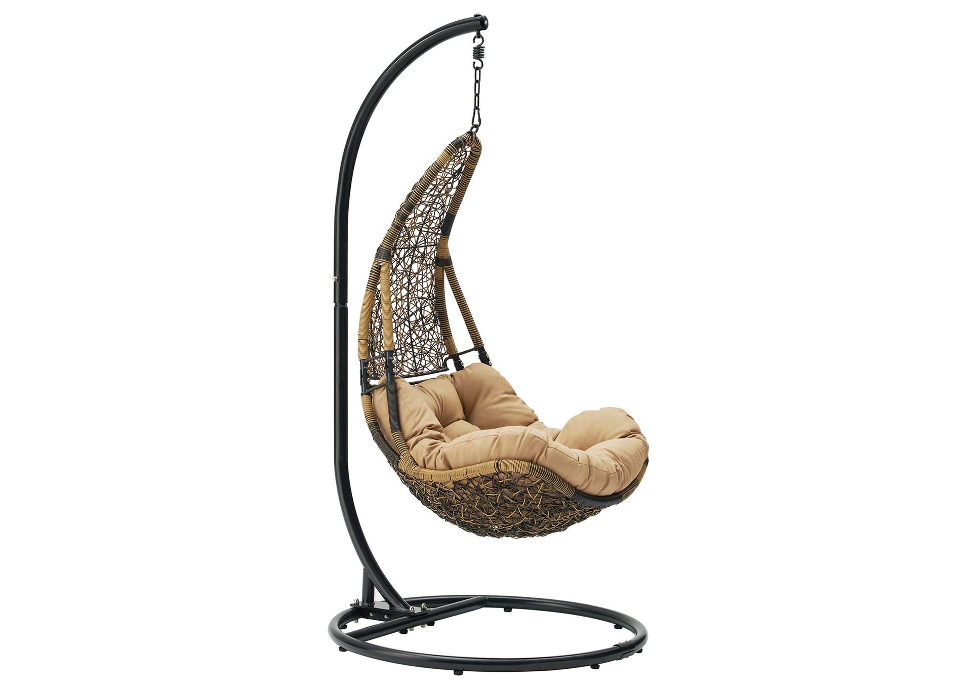 Abate Wicker Rattan Outdoor Patio Swing Chair By Modway