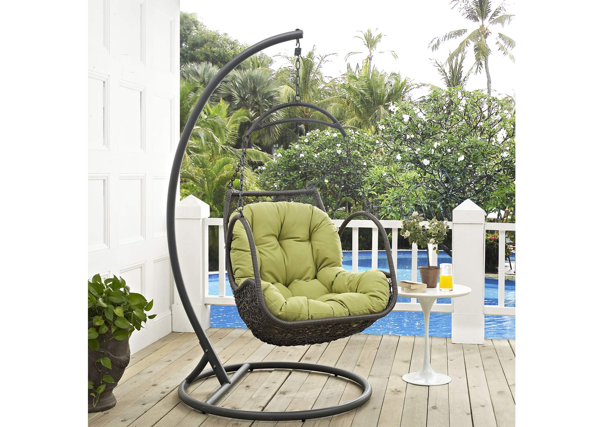 Arbor Outdoor Patio Wood Swing Chair