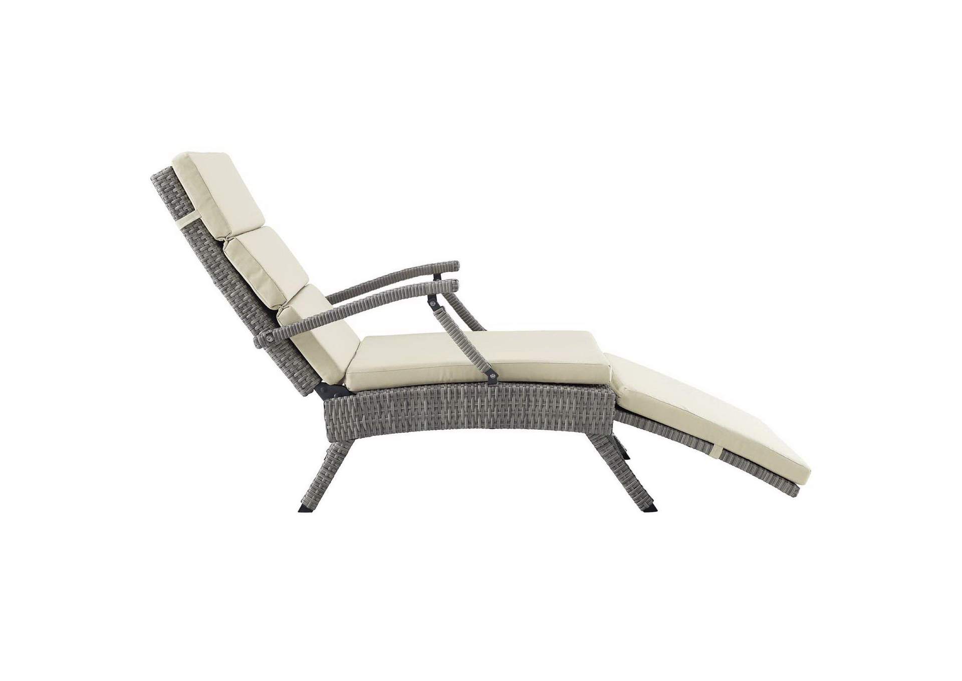 Envisage Chaise Outdoor Patio Wicker Rattan Lounge Chair image 3
