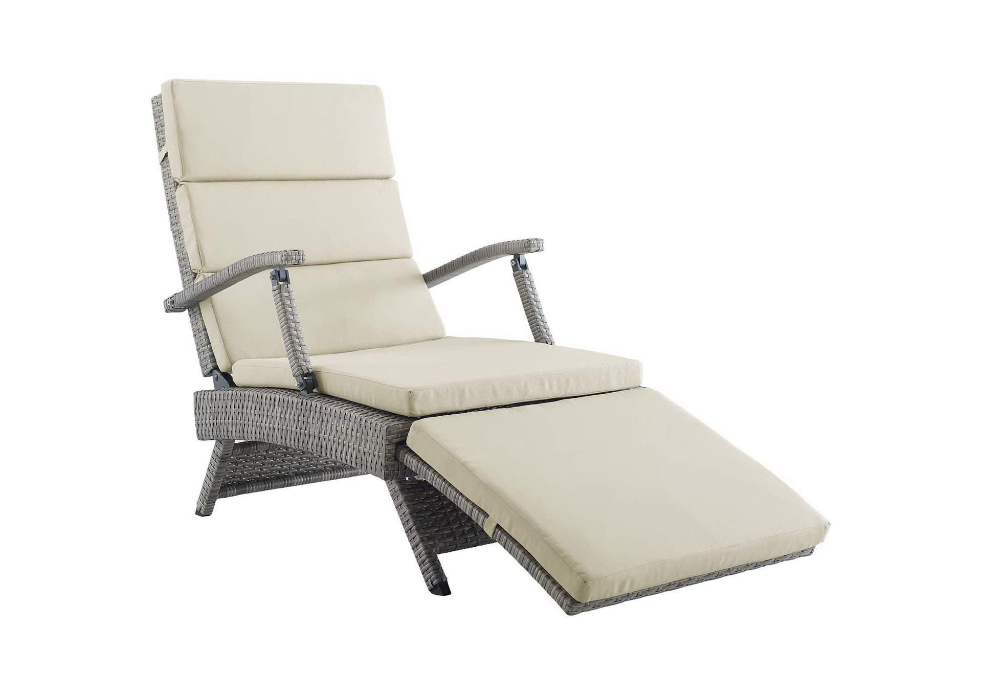 Envisage Chaise Outdoor Patio Wicker Rattan Lounge Chair image 8