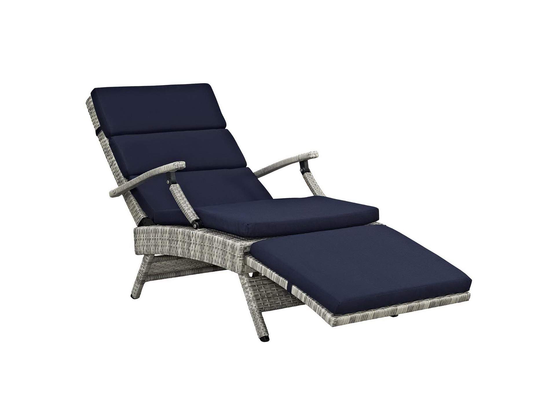 Envisage Chaise Outdoor Patio Wicker Rattan Lounge Chair image 4
