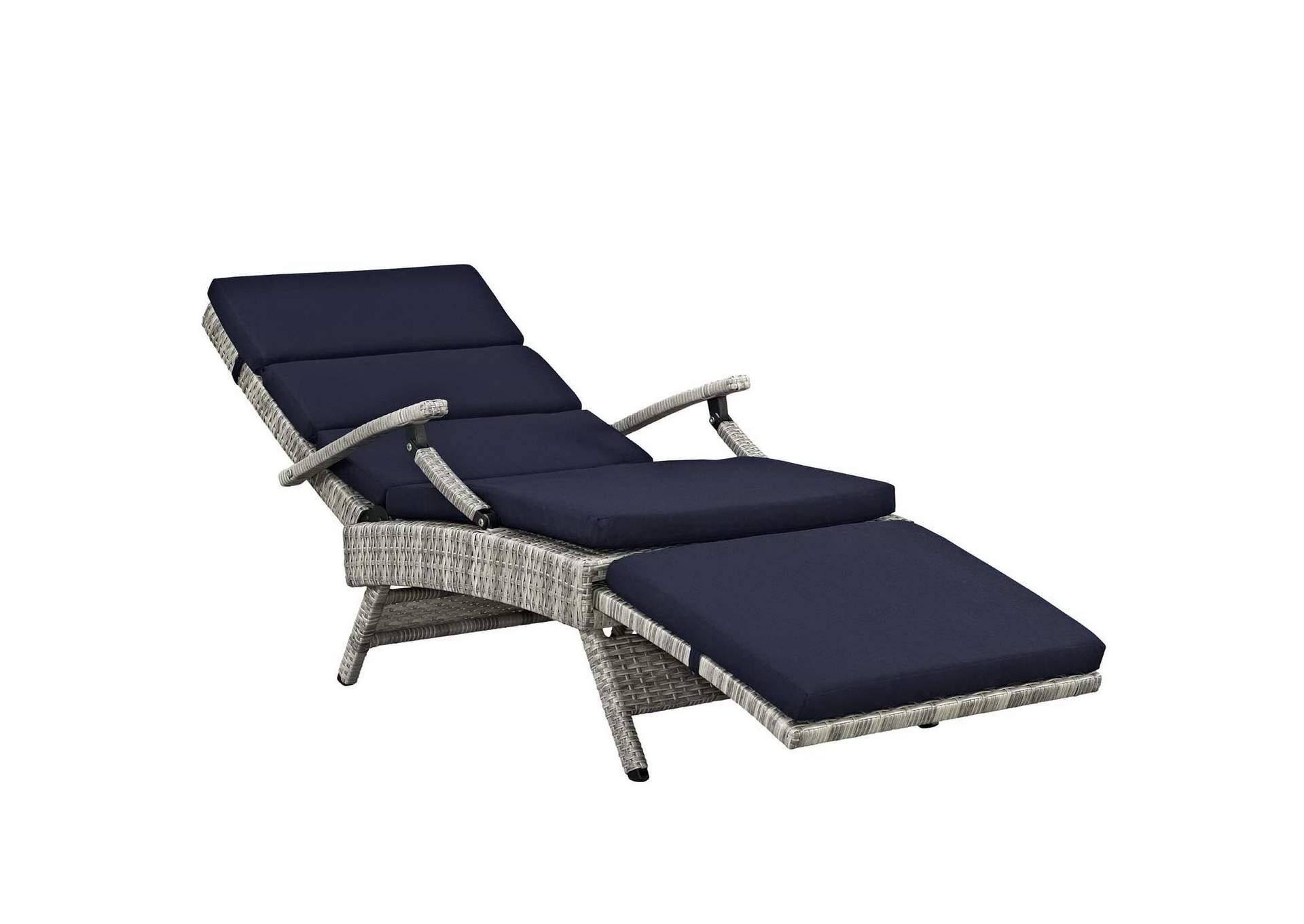 Envisage Chaise Outdoor Patio Wicker Rattan Lounge Chair image 5