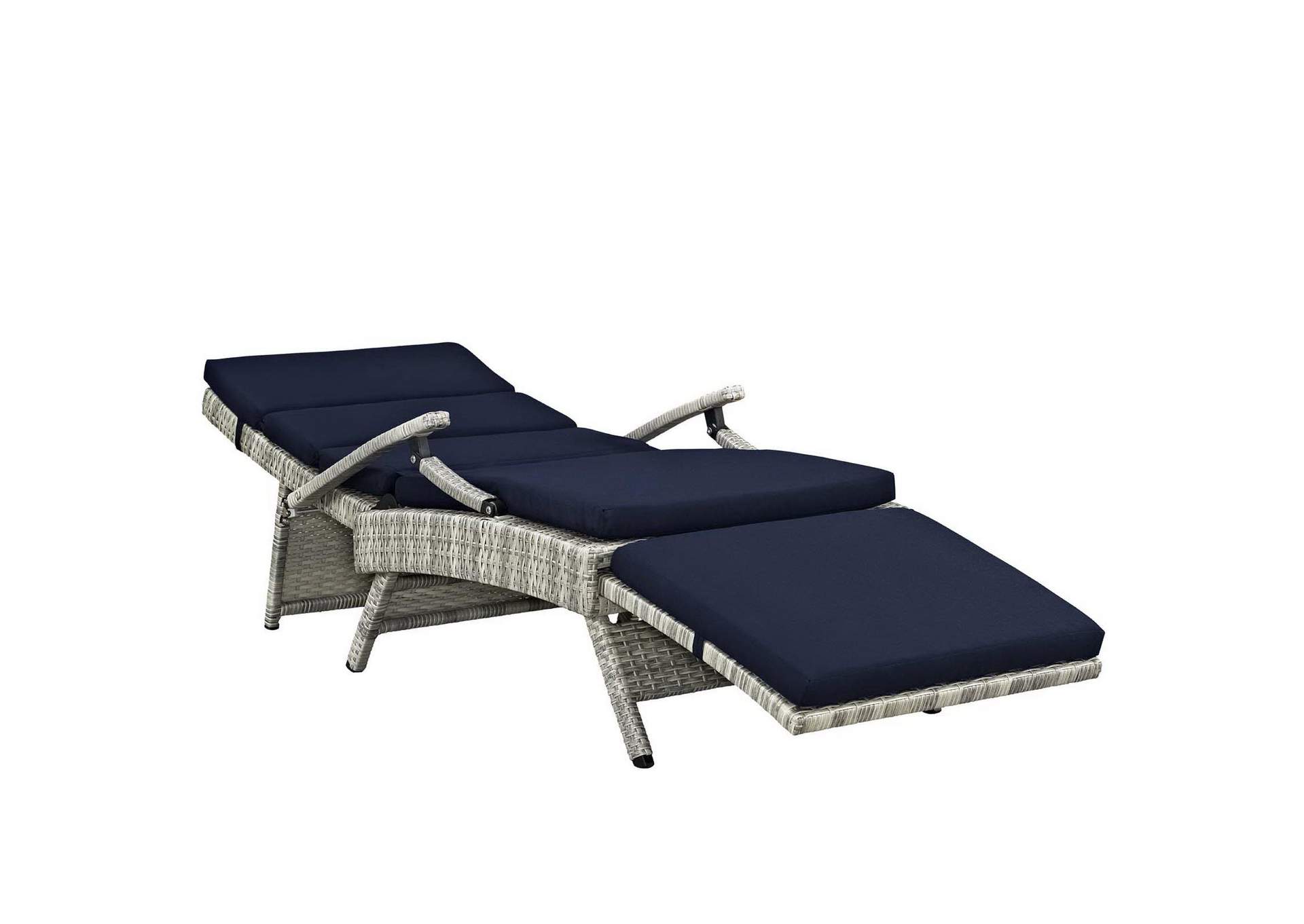 Envisage Chaise Outdoor Patio Wicker Rattan Lounge Chair image 6