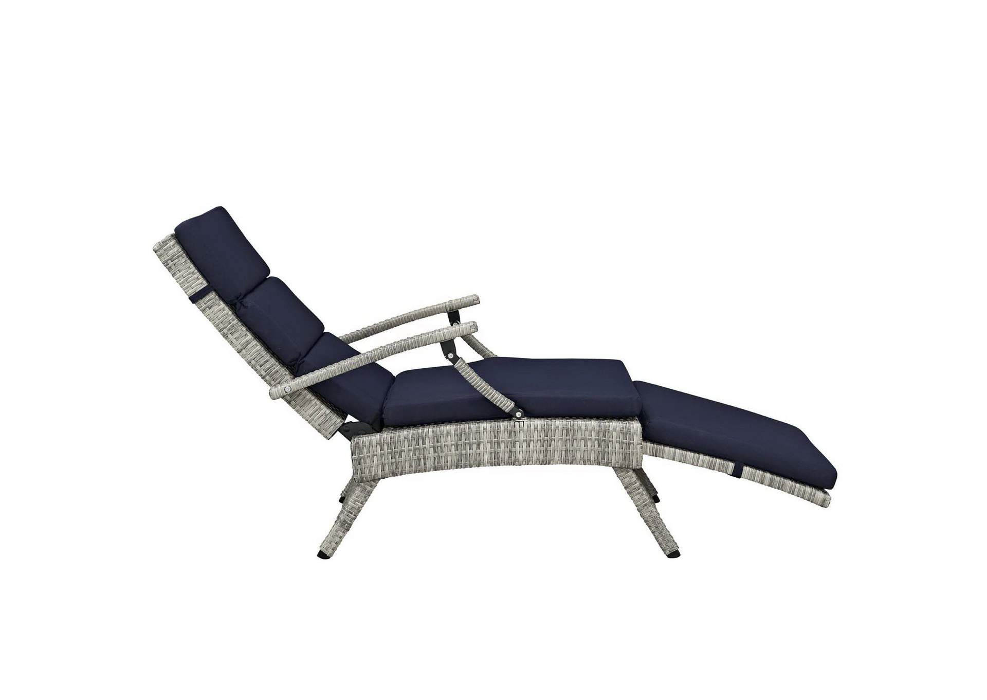 Envisage Chaise Outdoor Patio Wicker Rattan Lounge Chair image 8