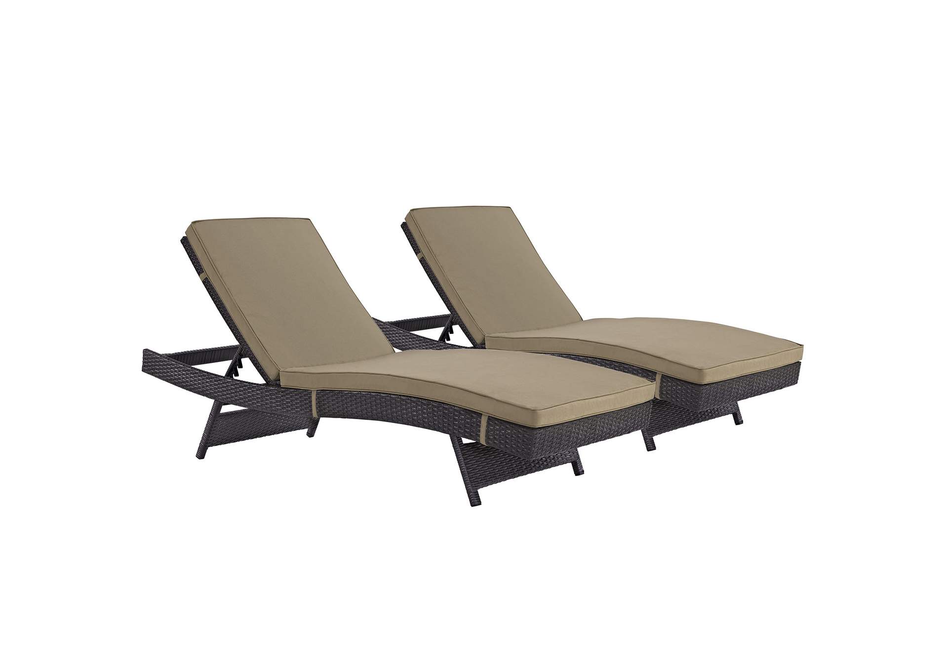 Convene Outdoor Patio Chaise Set Of 2 By Modway image 1
