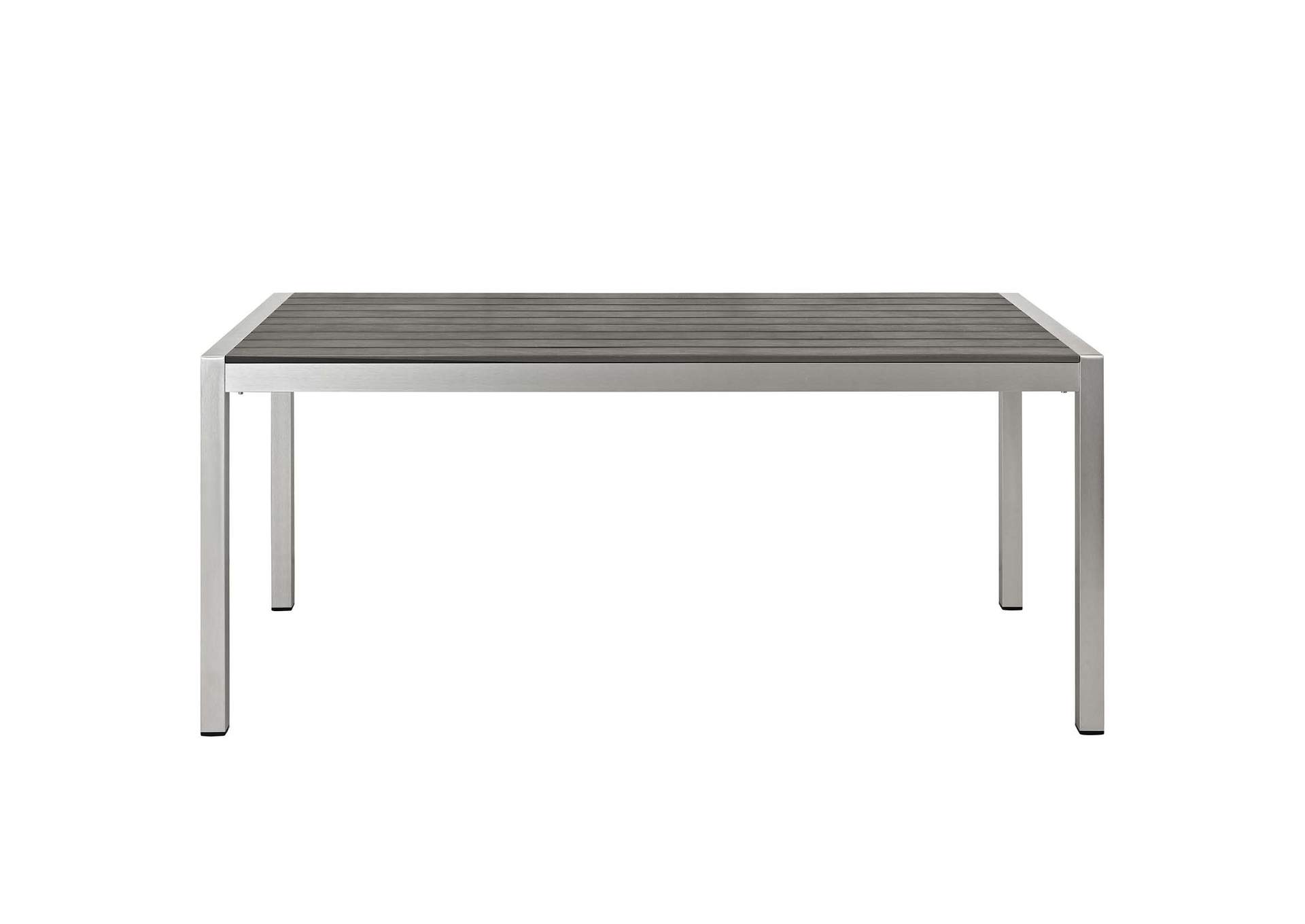 Shore 3 Piece Outdoor Patio Aluminum Dining Set