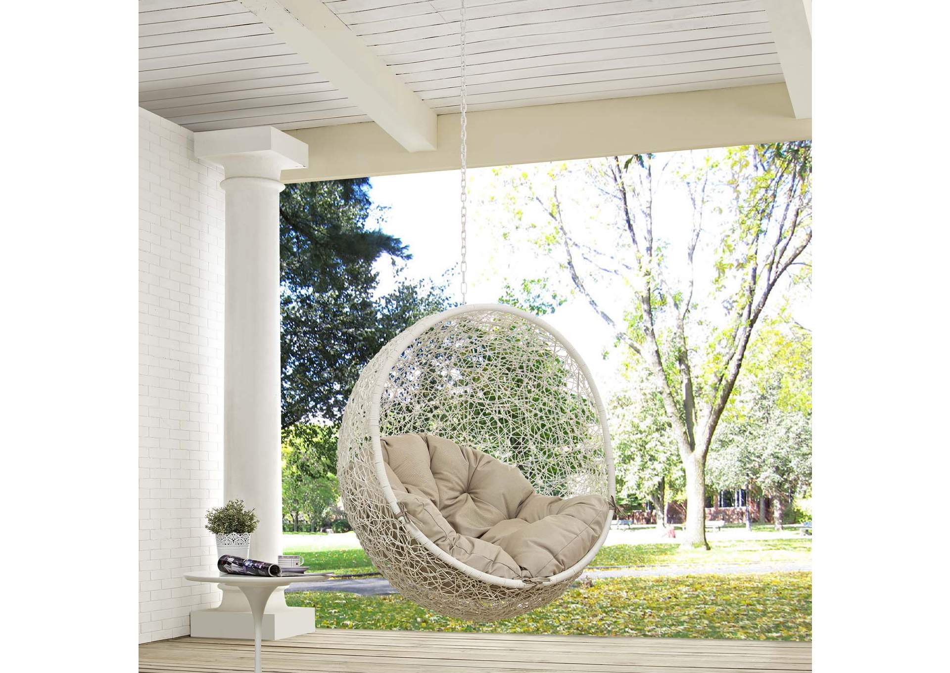 Hide Outdoor Patio Swing Chair Without Stand image 4