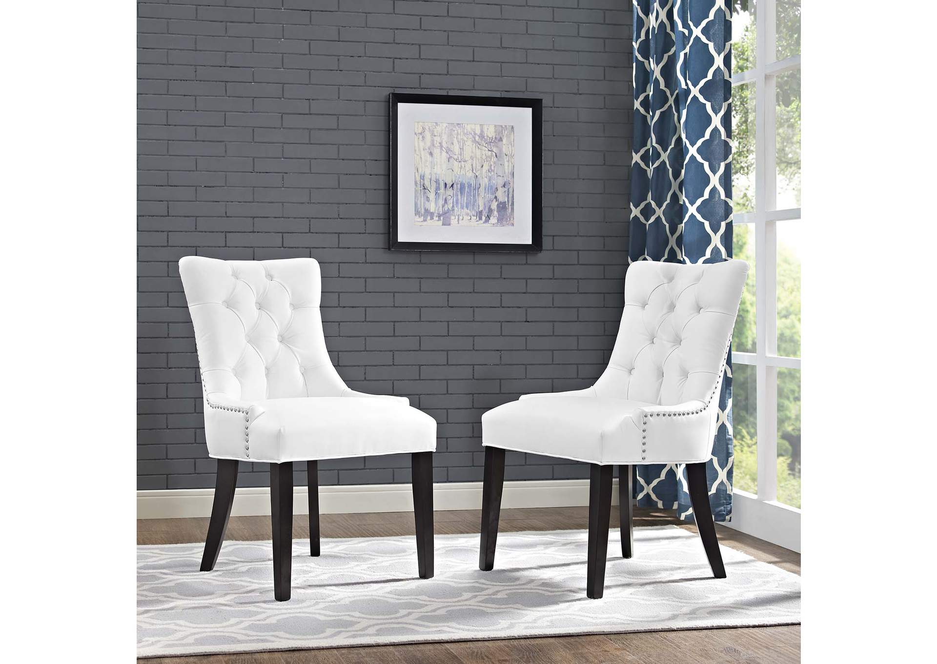 Regent Dining Side Chair Vinyl Set Of 2