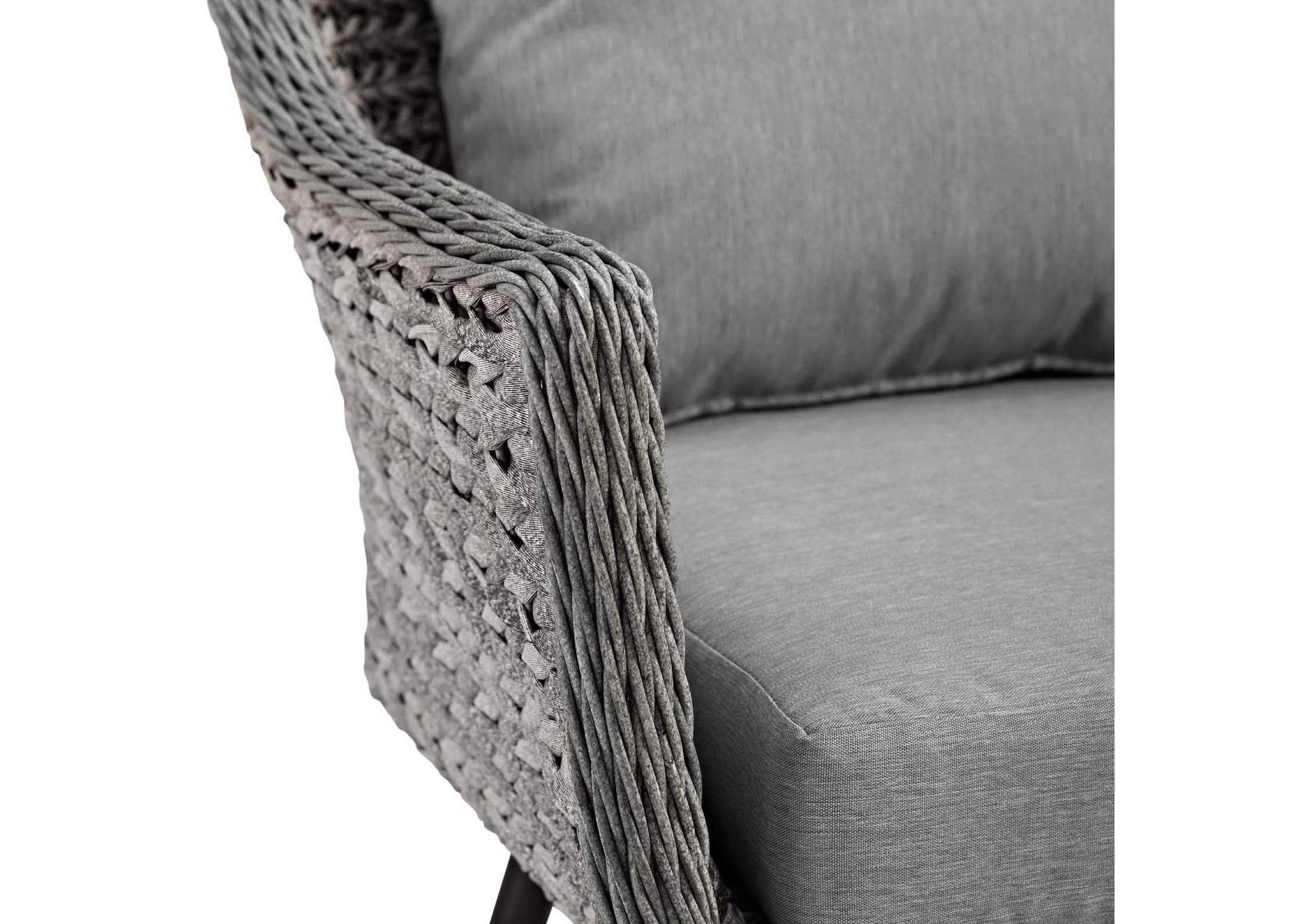 Endeavor Outdoor Patio Wicker Rattan Armchair image 5