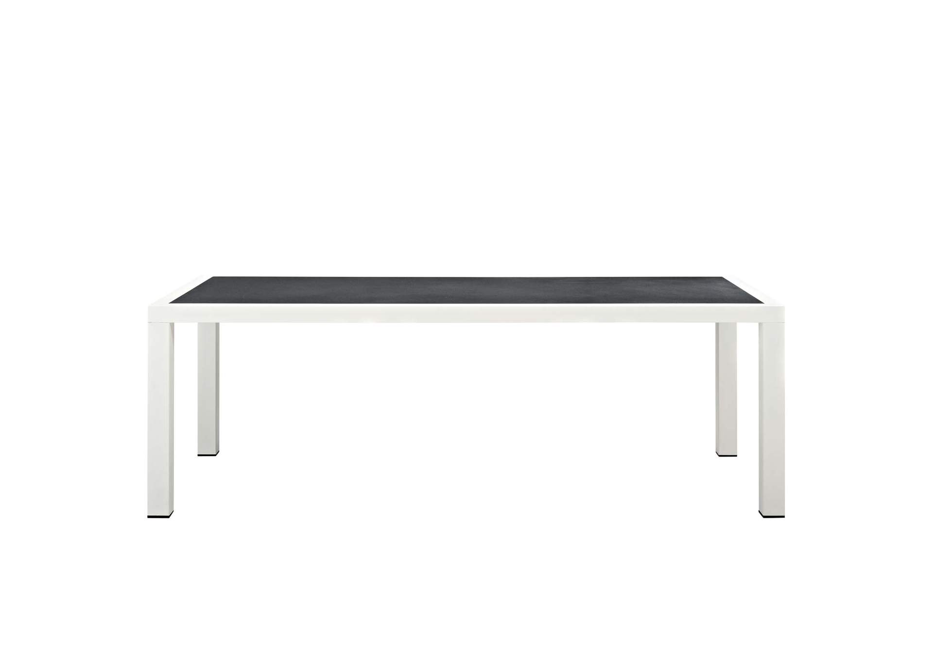 Stance 90. 5 Inch Outdoor Patio Aluminum Dining Table