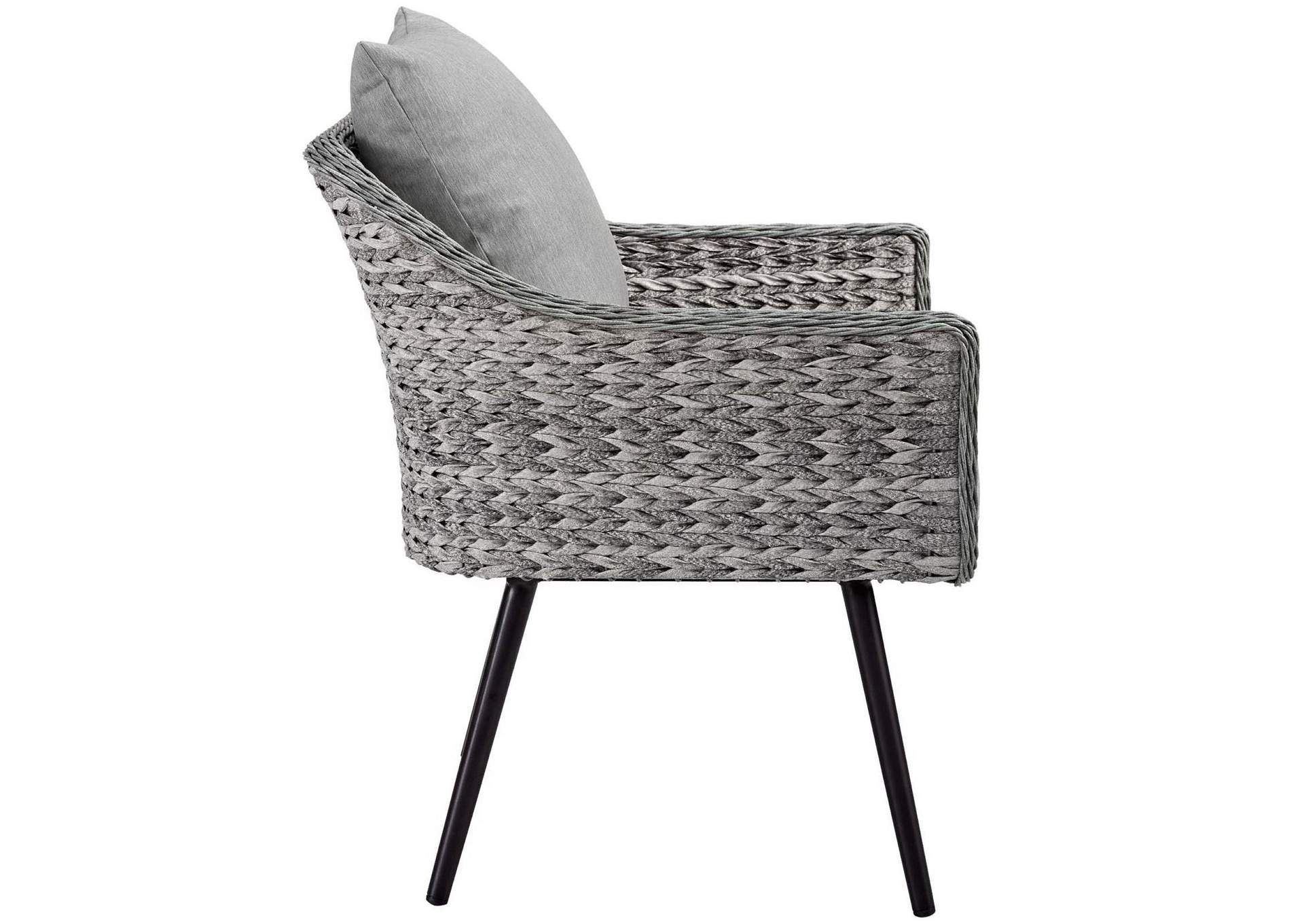 Endeavor Armchair Outdoor Patio Wicker Rattan Set Of 2 image 6
