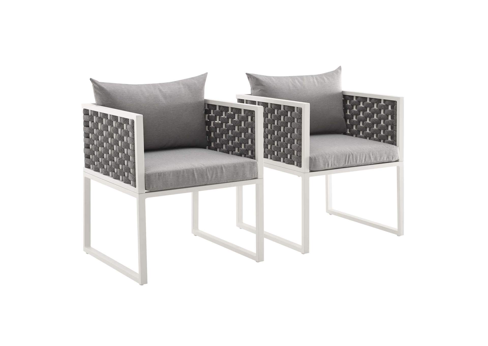 Stance Outdoor Patio Aluminum Dining Armchair Set Of 2 By Modway image 1