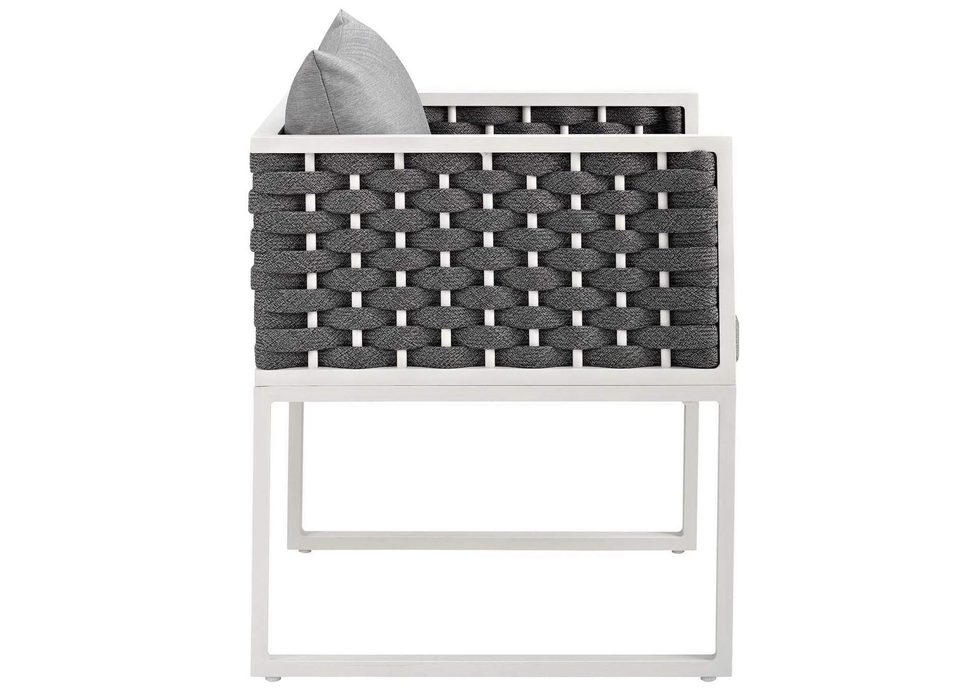 Stance Dining Armchair Outdoor Patio Aluminum Set Of 2 image 6