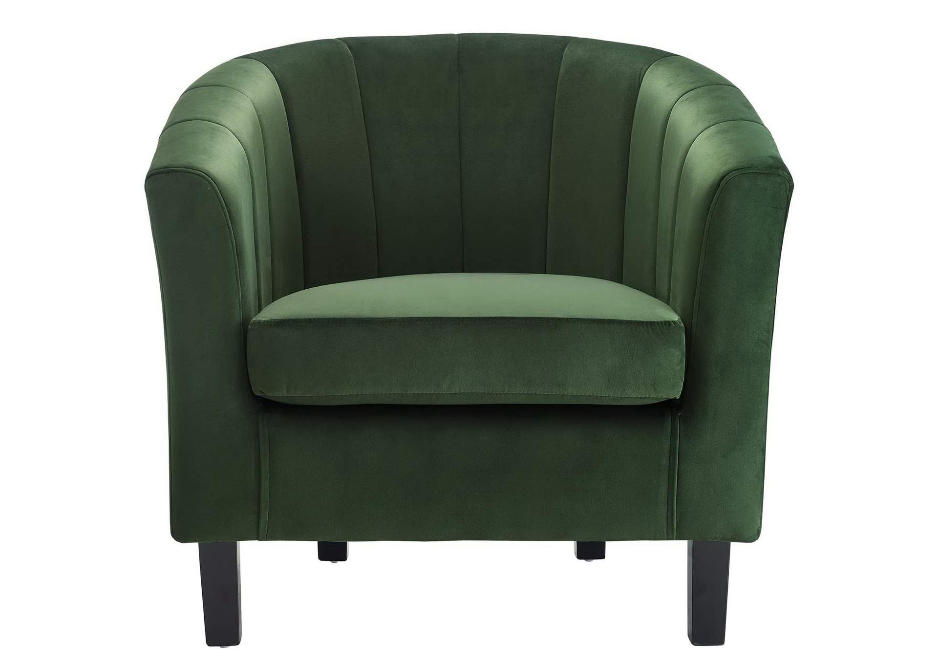 Prospect Channel Tufted Performance Velvet Armchair image 4