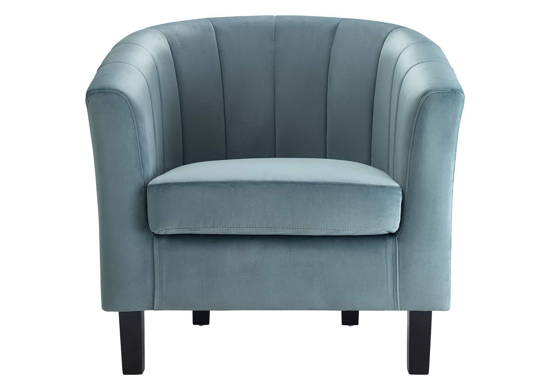 Prospect Channel Tufted Performance Velvet Armchair image 4