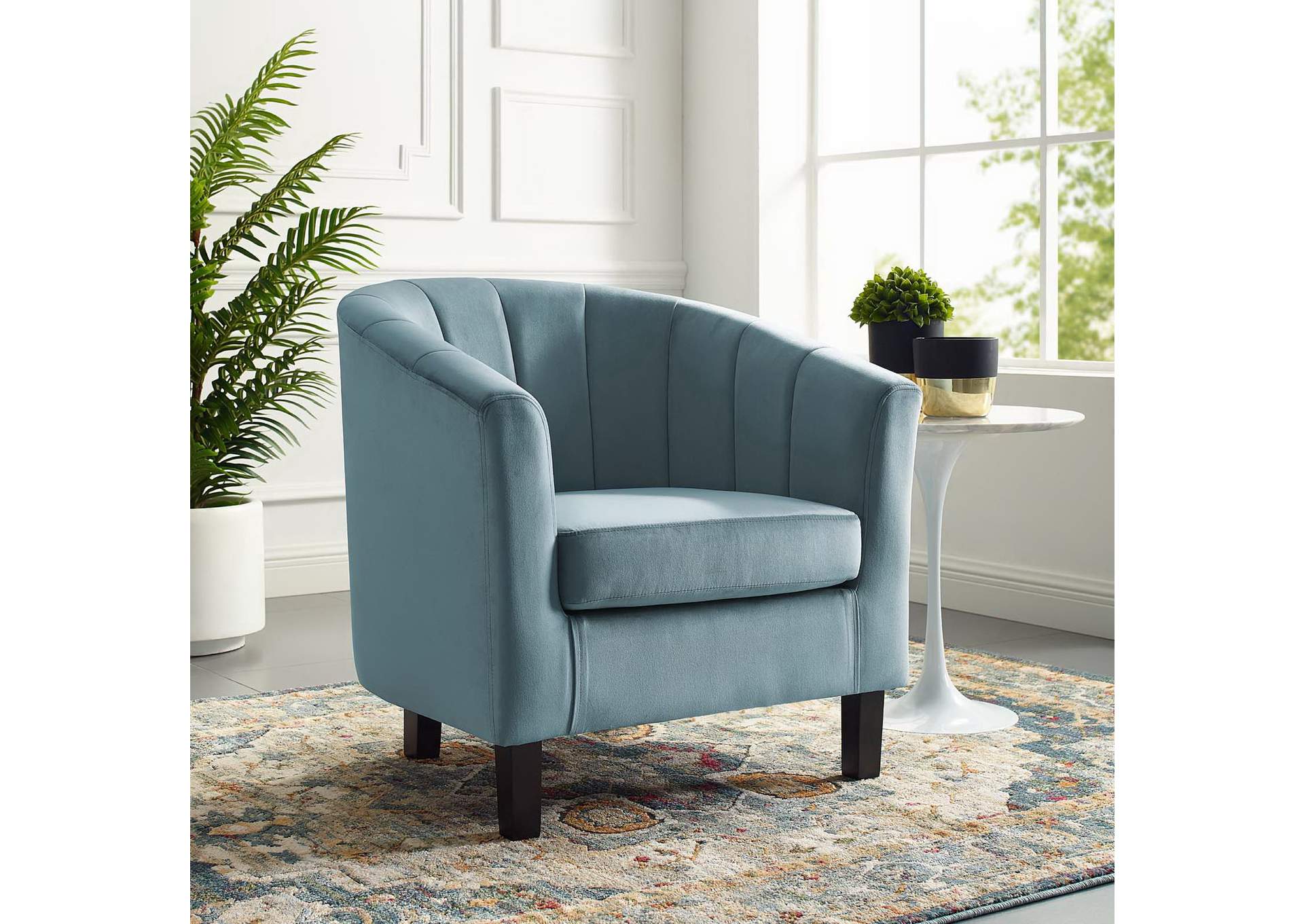 Prospect Channel Tufted Performance Velvet Armchair image 7