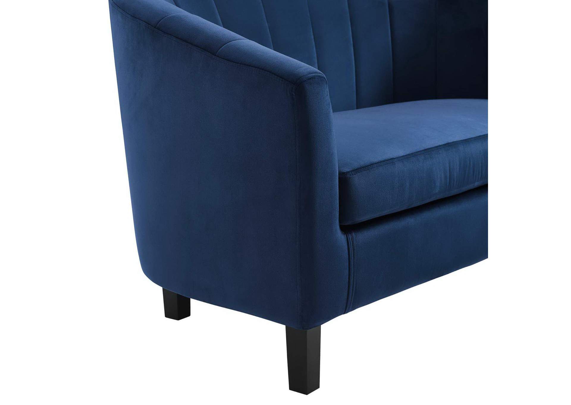 Prospect Channel Tufted Performance Velvet Armchair image 5