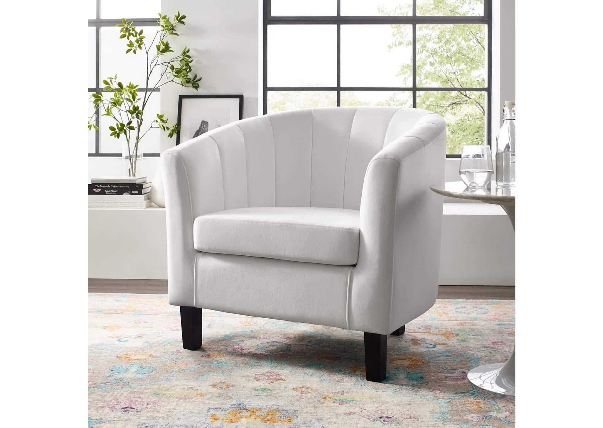 Prospect Channel Tufted Performance Velvet Armchair image 5