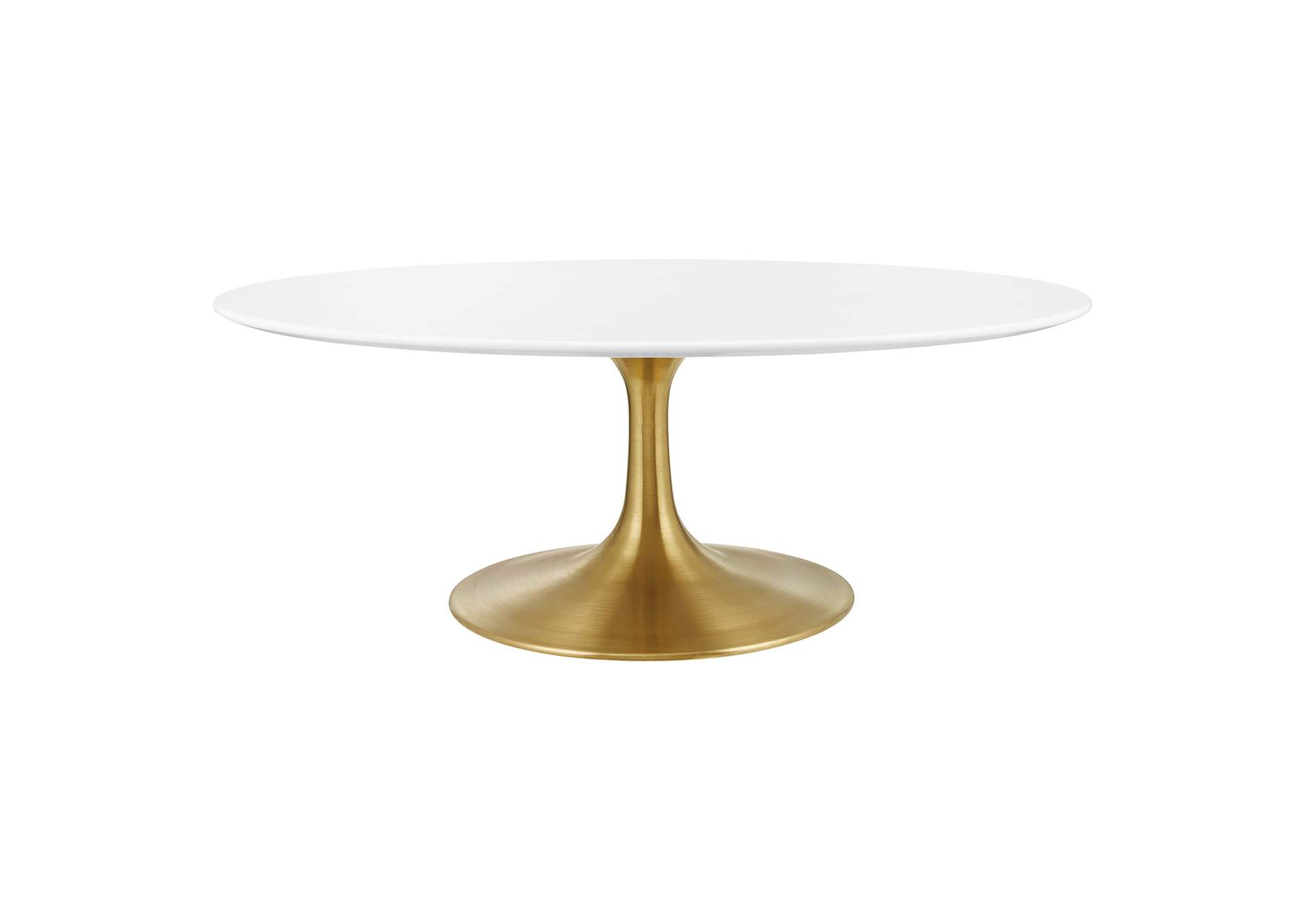 Lippa 42" Oval Wood Coffee Table By Modway image 1