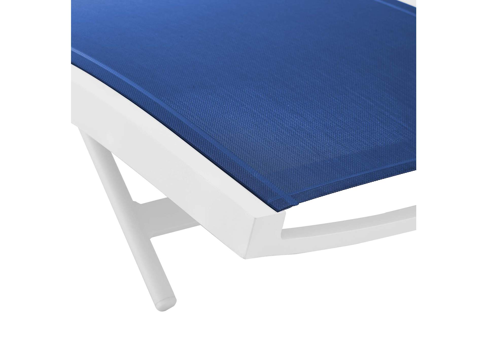 Glimpse Outdoor Patio Mesh Chaise Lounge Chair