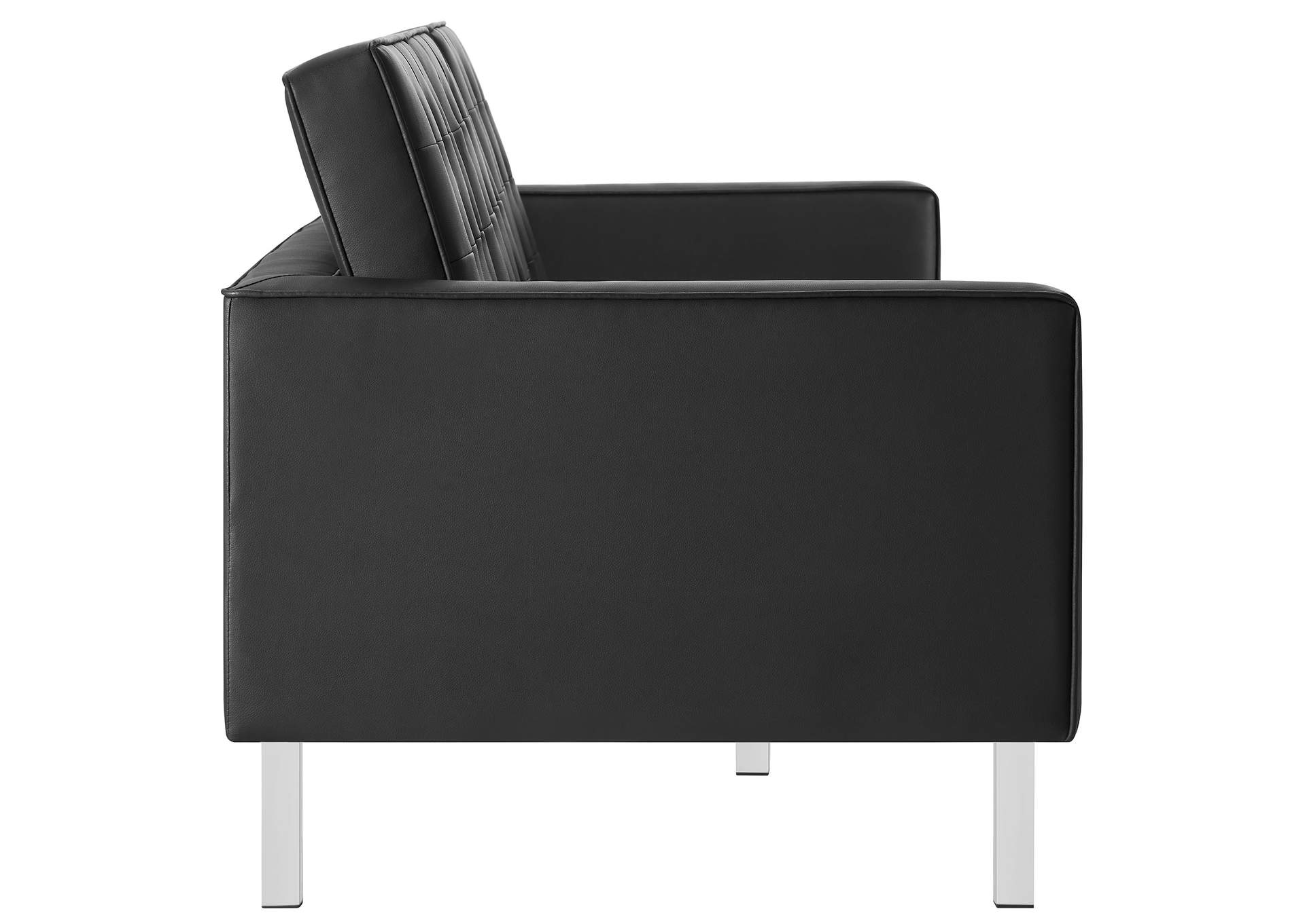 Loft 2-Piece Tufted Vegan Leather Furniture Set By Modway