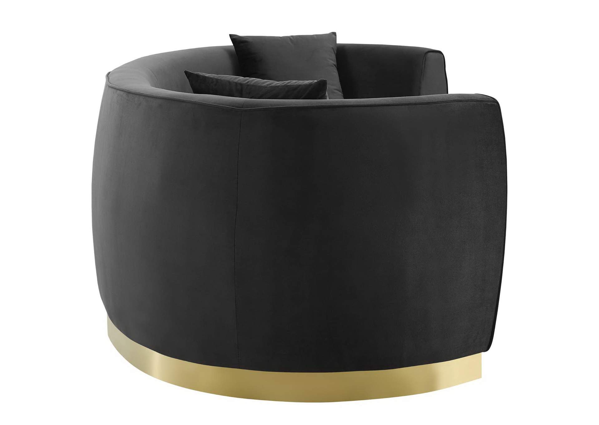 Resolute Curved Performance Velvet Sofa By Modway image 4