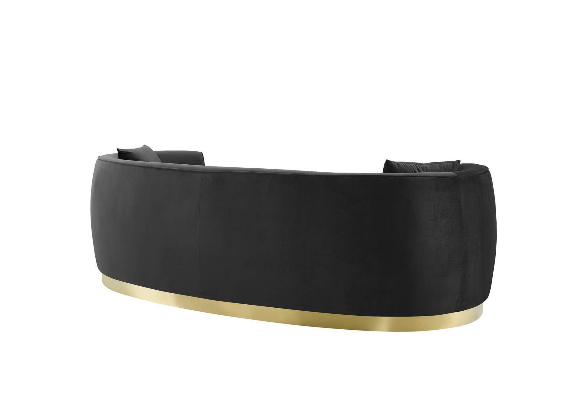 Resolute Curved Performance Velvet Sofa By Modway image 5