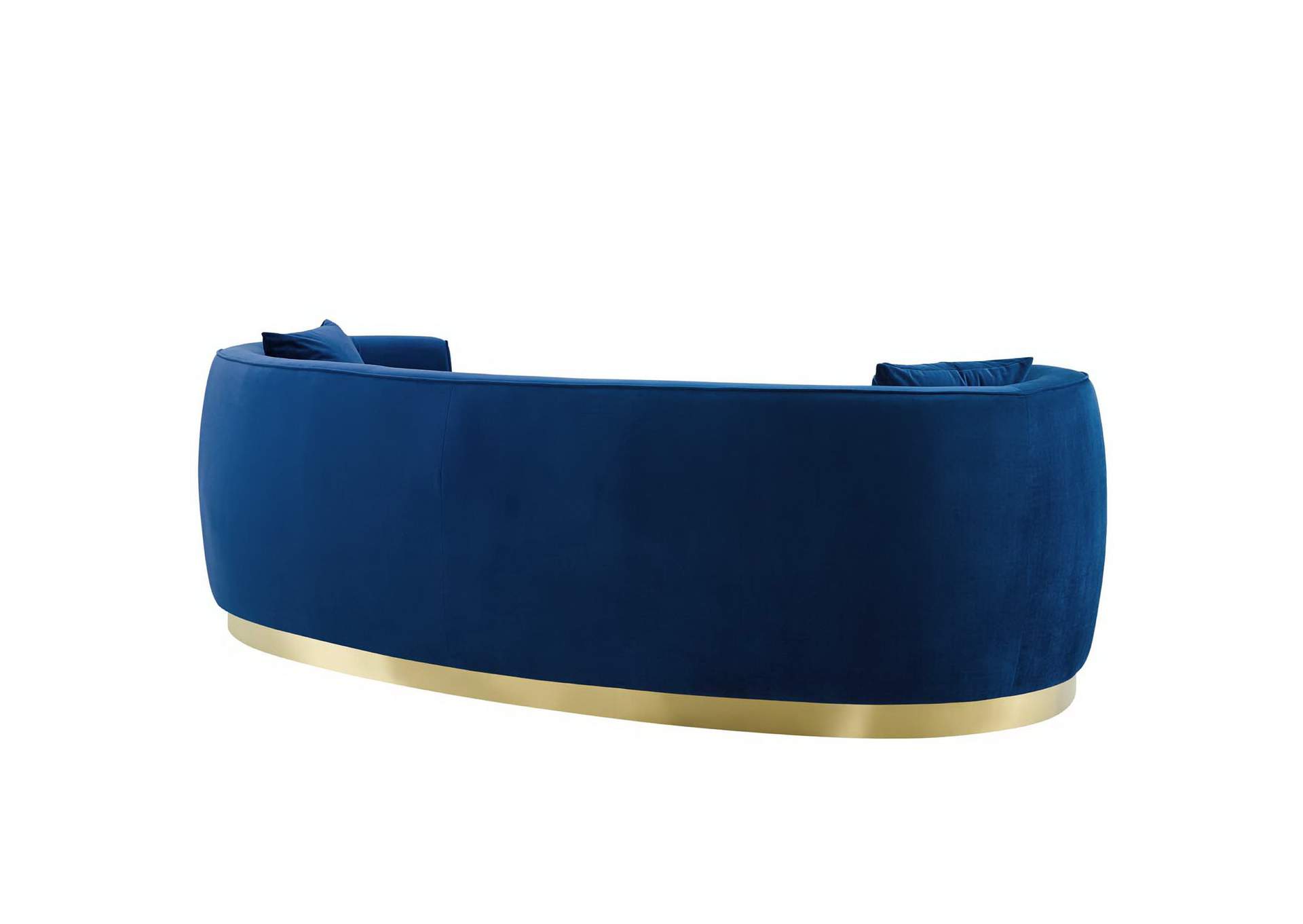 Resolute Curved Performance Velvet Sofa By Modway image 5