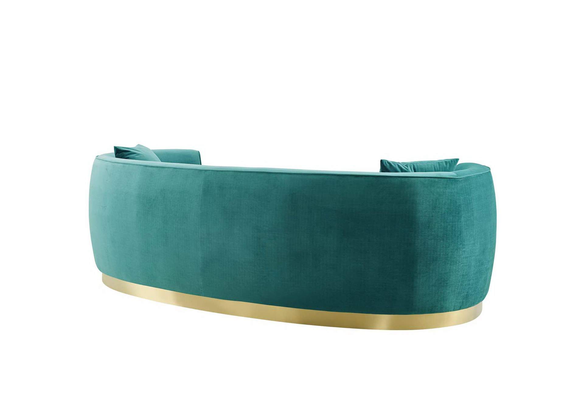 Resolute Curved Performance Velvet Sofa By Modway image 5