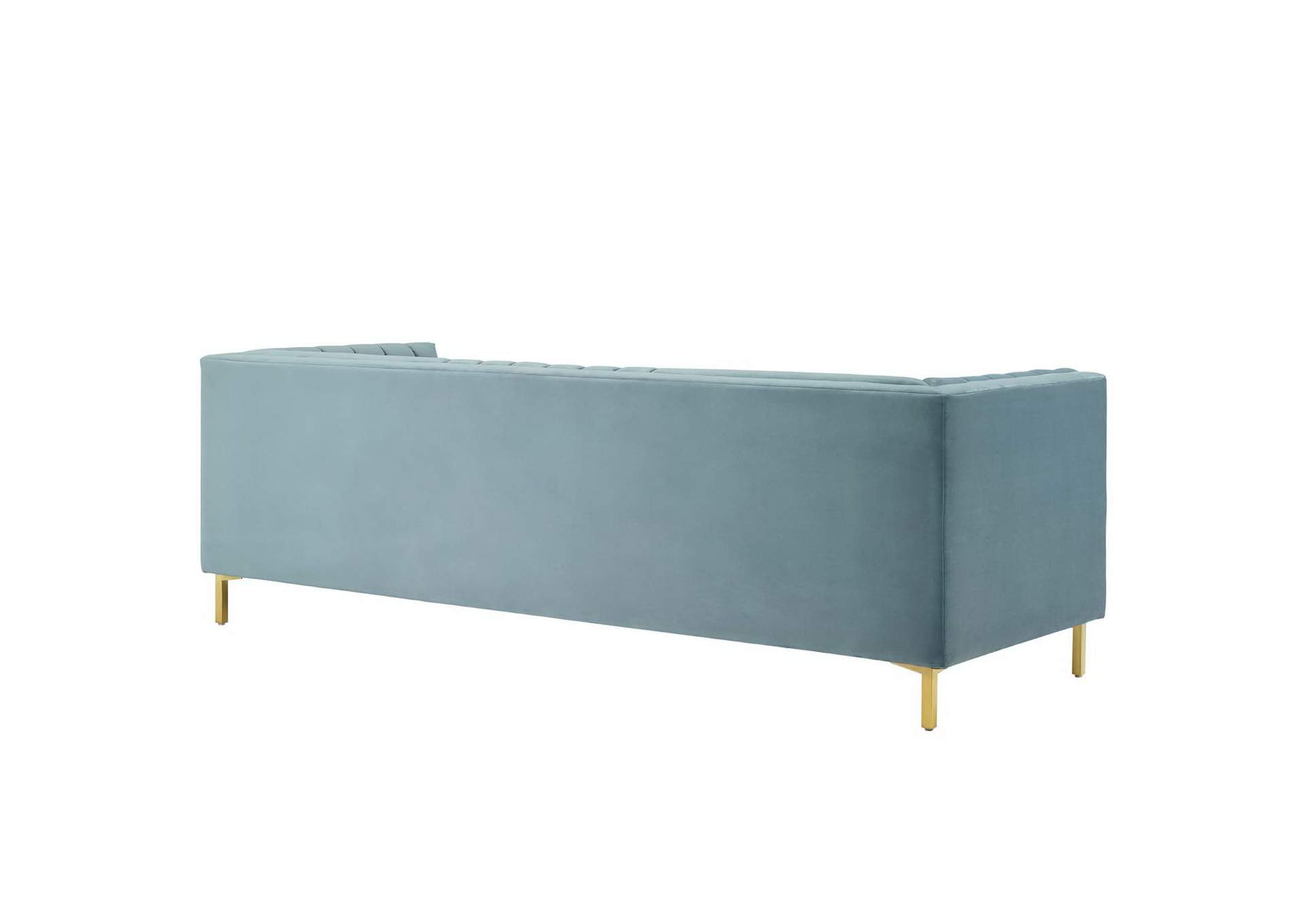 Ingenuity Channel Tufted Performance Velvet Sofa image 4