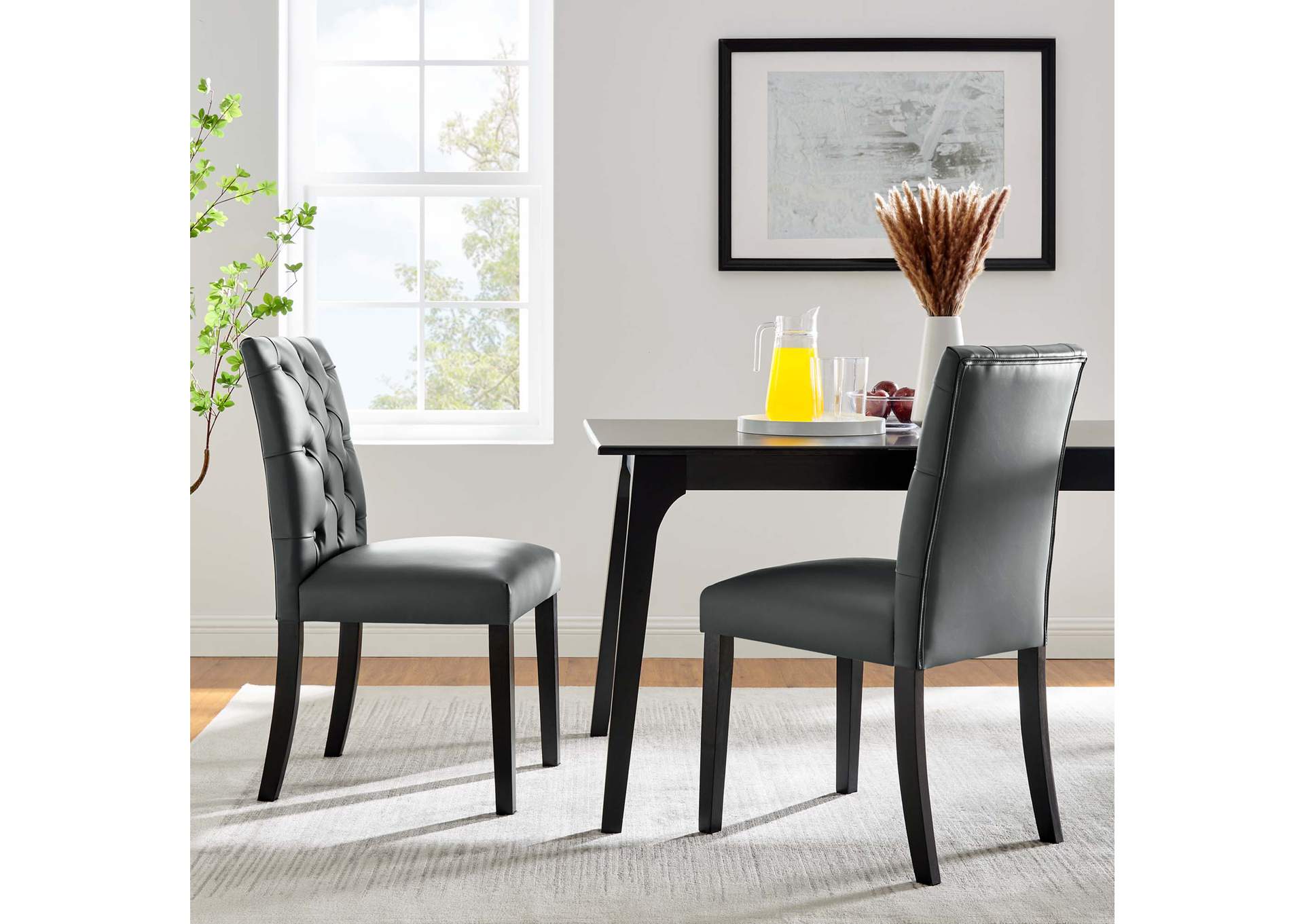 Duchess Dining Chair Vinyl Set Of 2