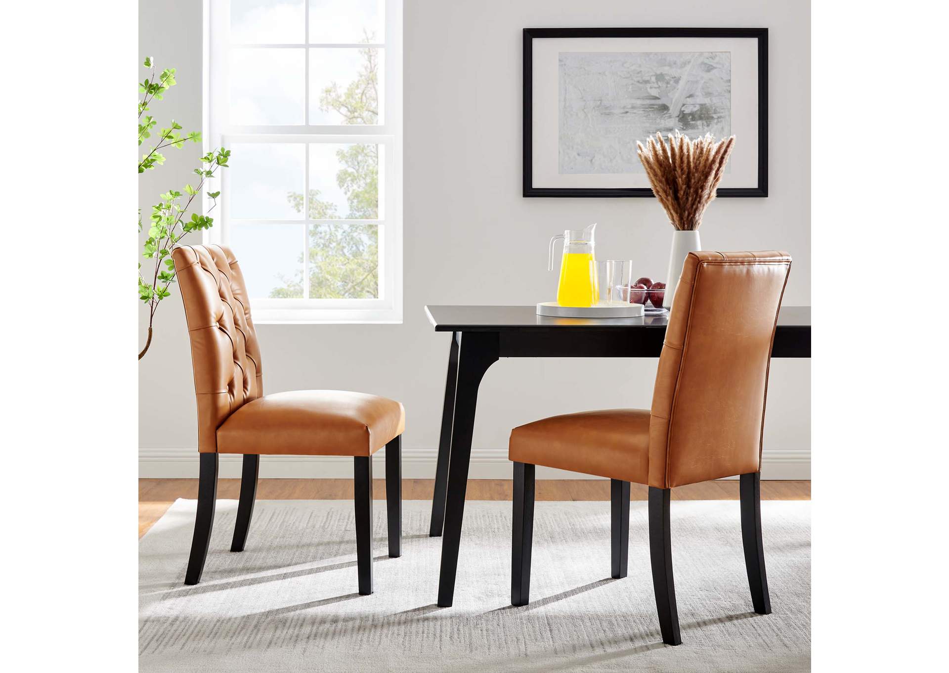 Duchess Dining Chair Vinyl Set Of 2