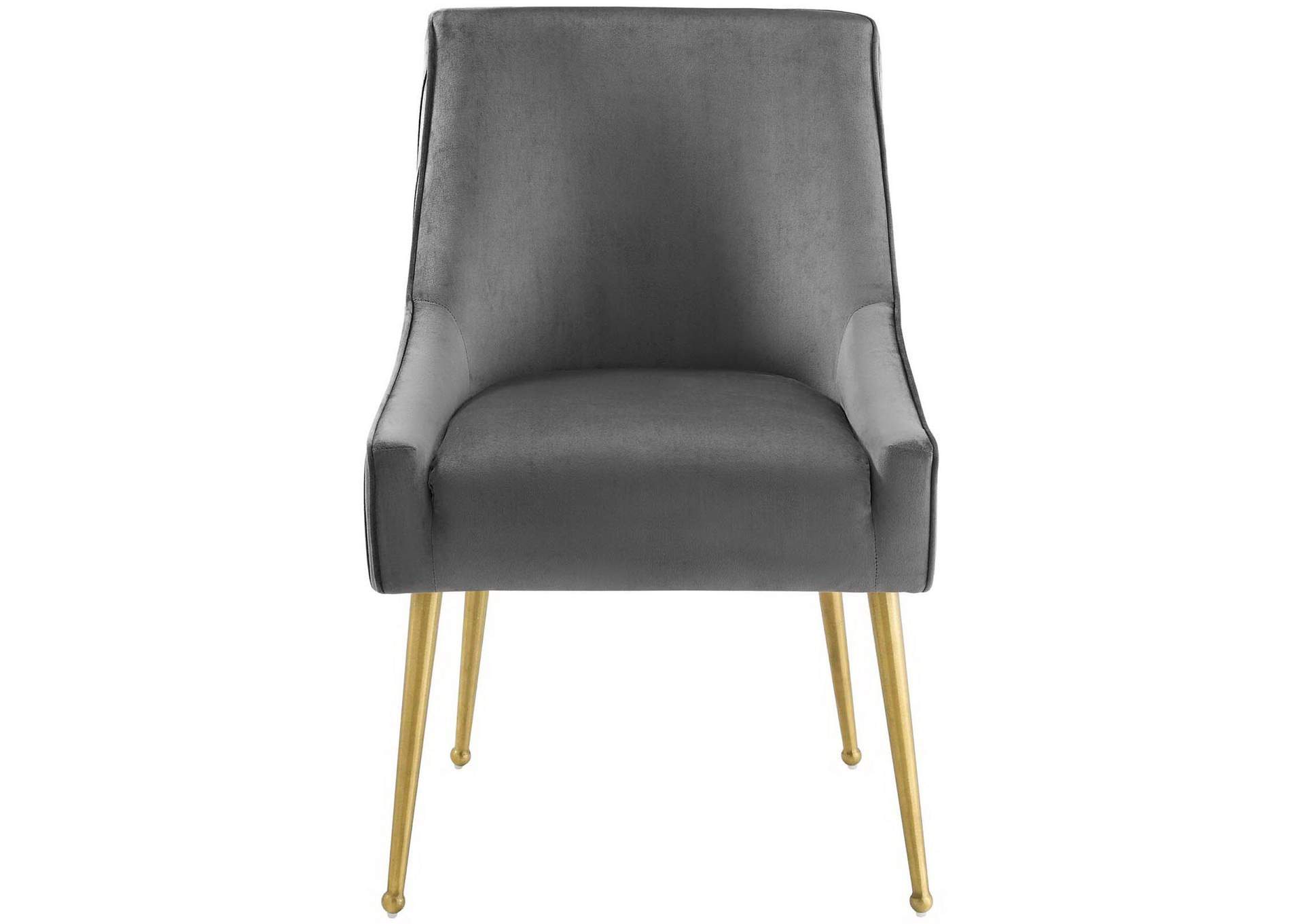 Discern Pleated Back Upholstered Performance Velvet Dining Chair image 5
