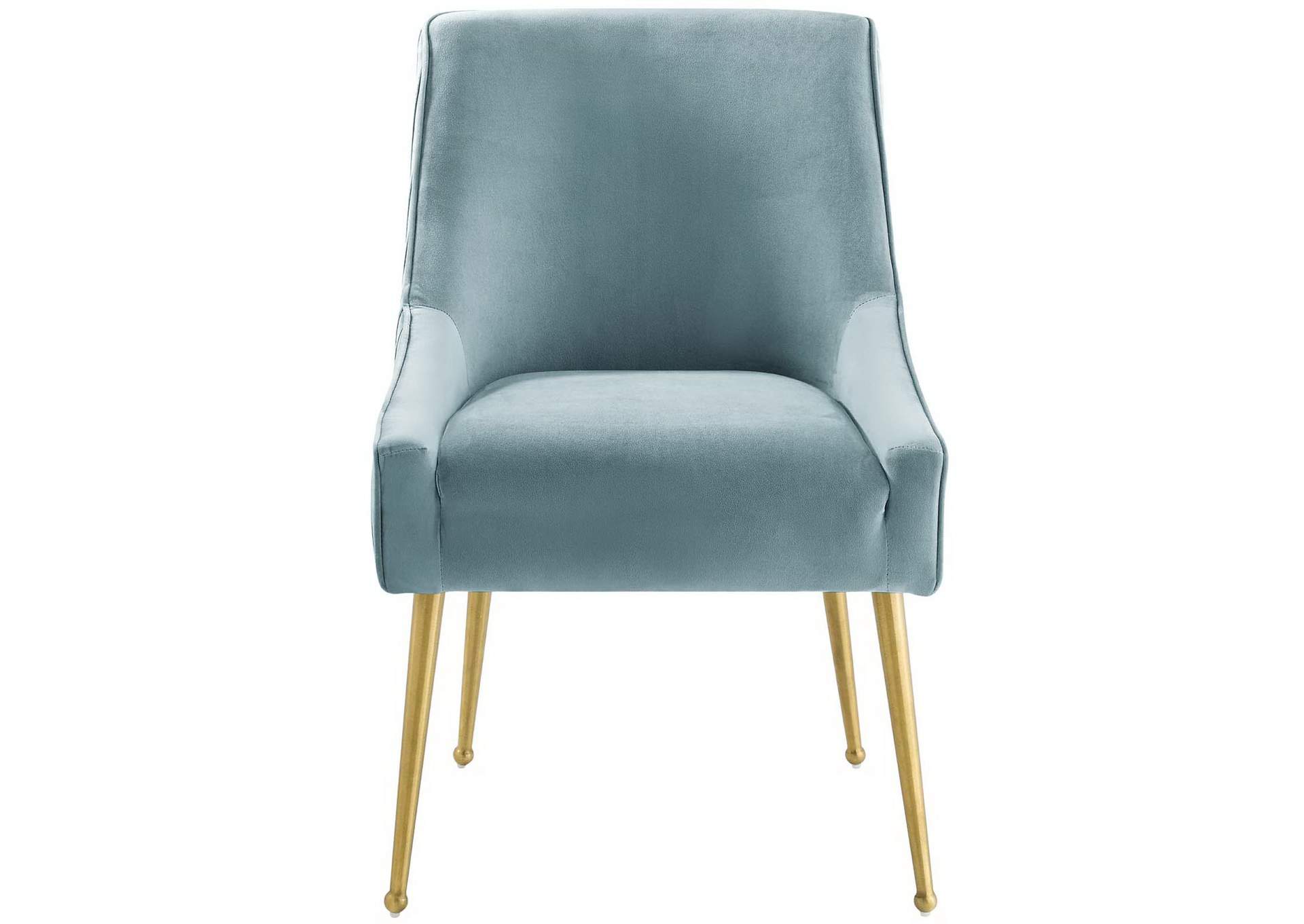 Discern Pleated Back Upholstered Performance Velvet Dining Chair image 5