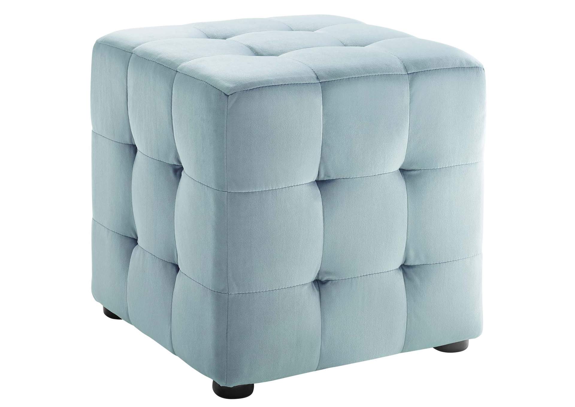 Contour Tufted Cube Performance Velvet Ottoman By Modway image 1