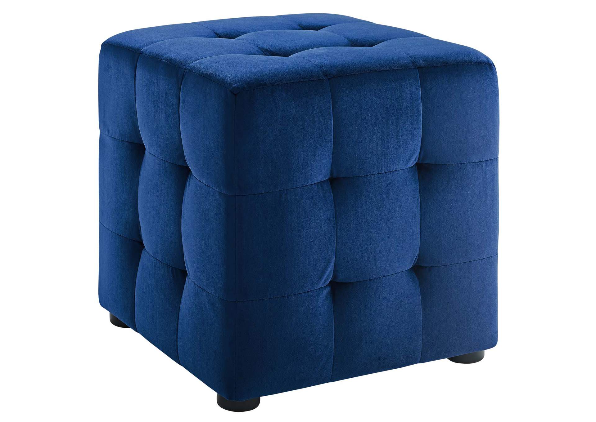 Contour Tufted Cube Performance Velvet Ottoman By Modway image 1