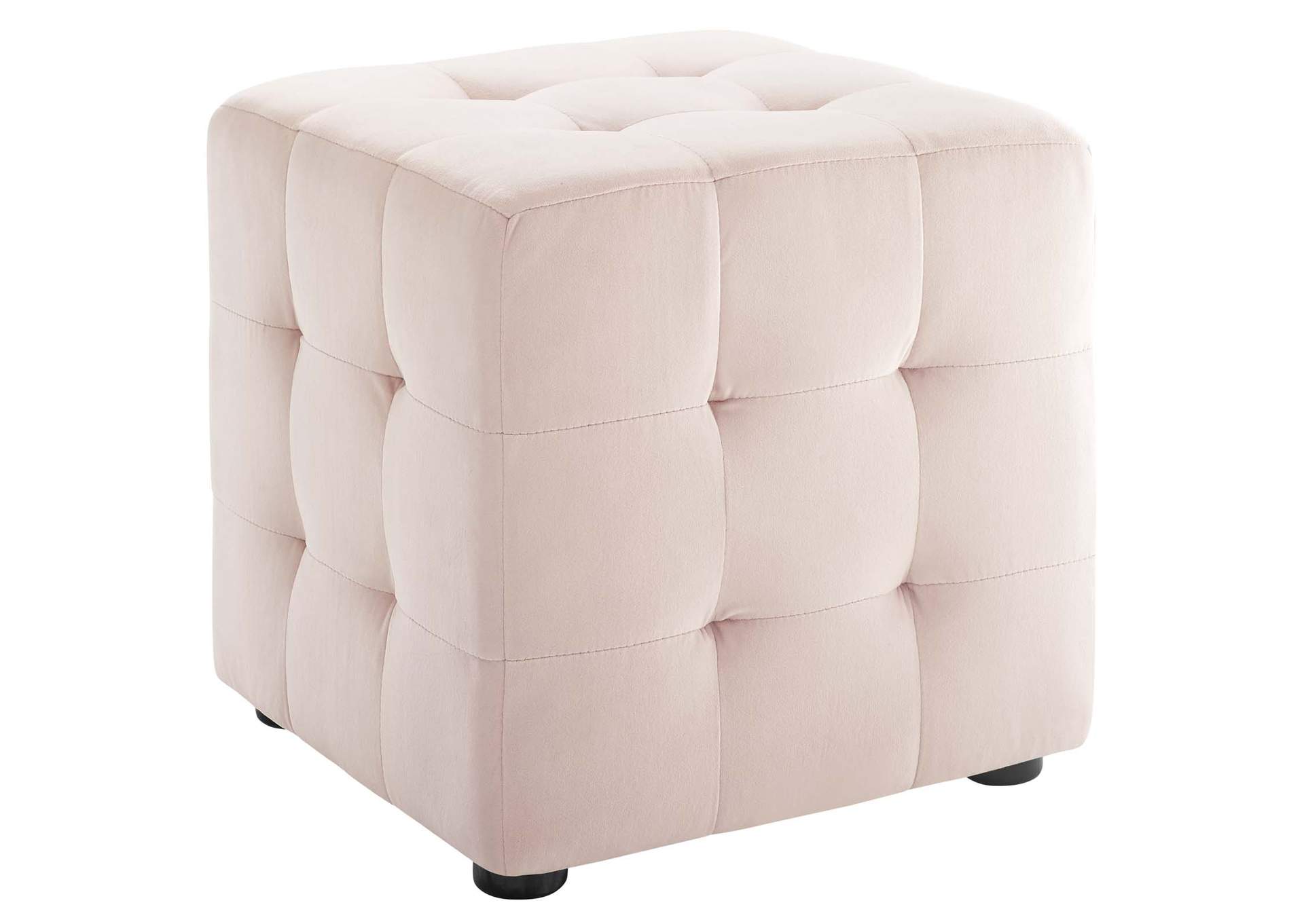 Contour Tufted Cube Performance Velvet Ottoman By Modway image 1