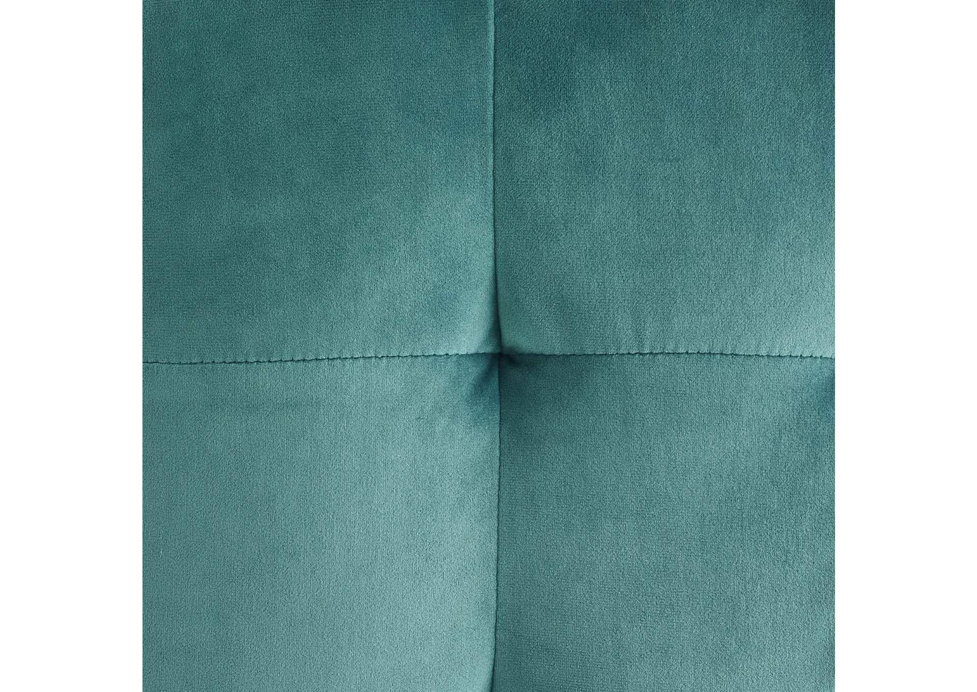Contour Tufted Cube Performance Velvet Ottoman image 4