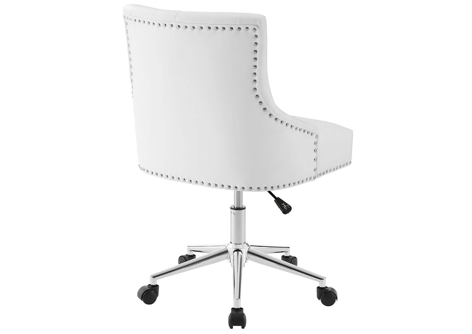 Regent Tufted Button Swivel Faux Leather Office Chair By Modway image 4