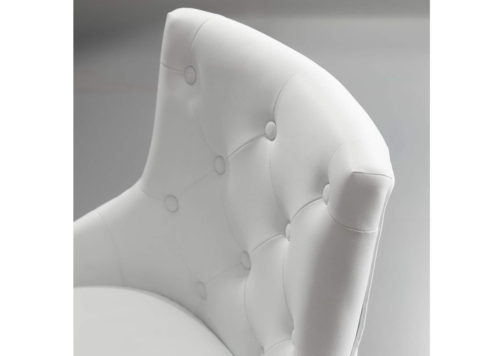 Regent Tufted Button Swivel Faux Leather Office Chair By Modway image 8