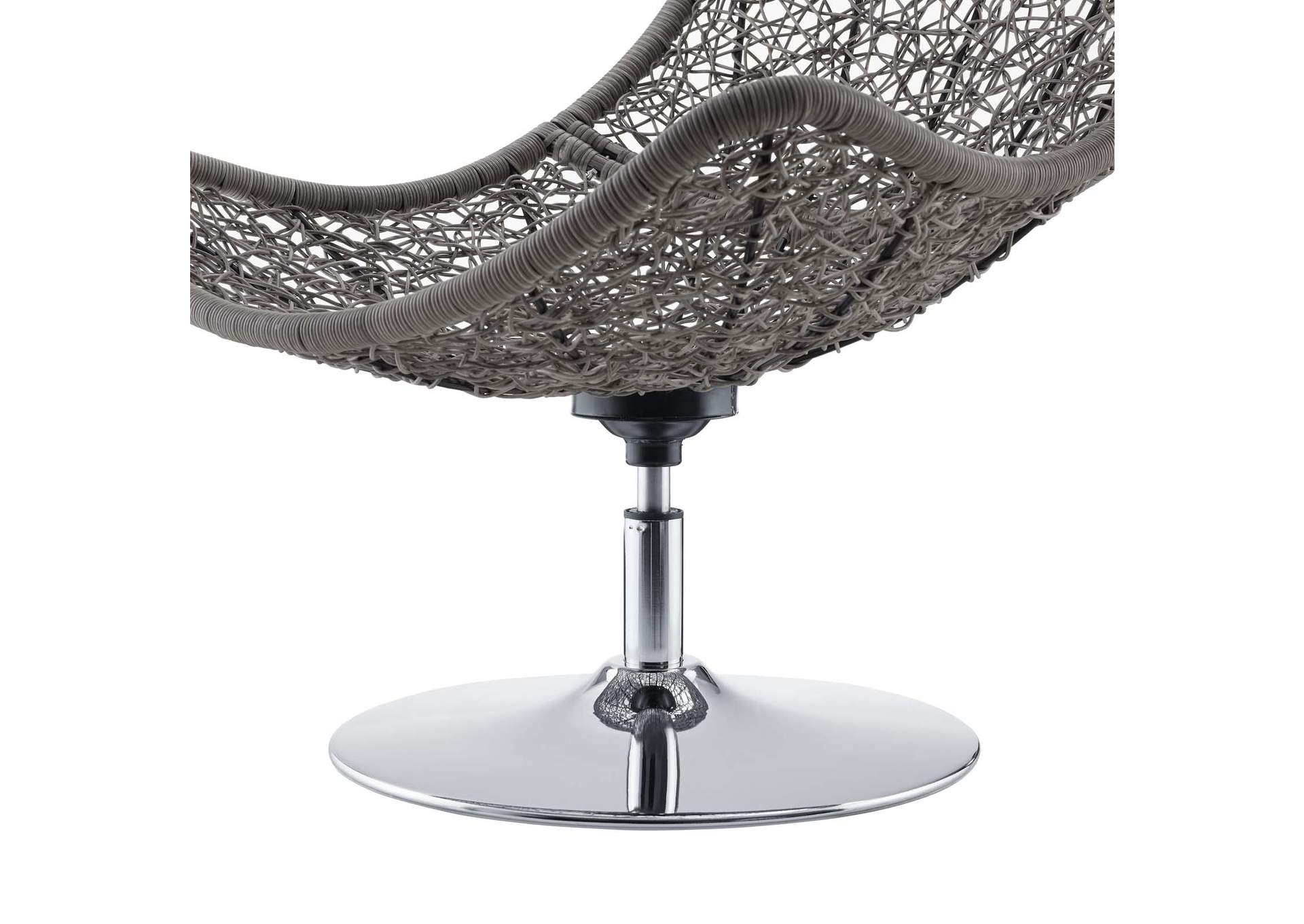 Brighton Wicker Rattan Outdoor Patio Swivel Lounge Chair