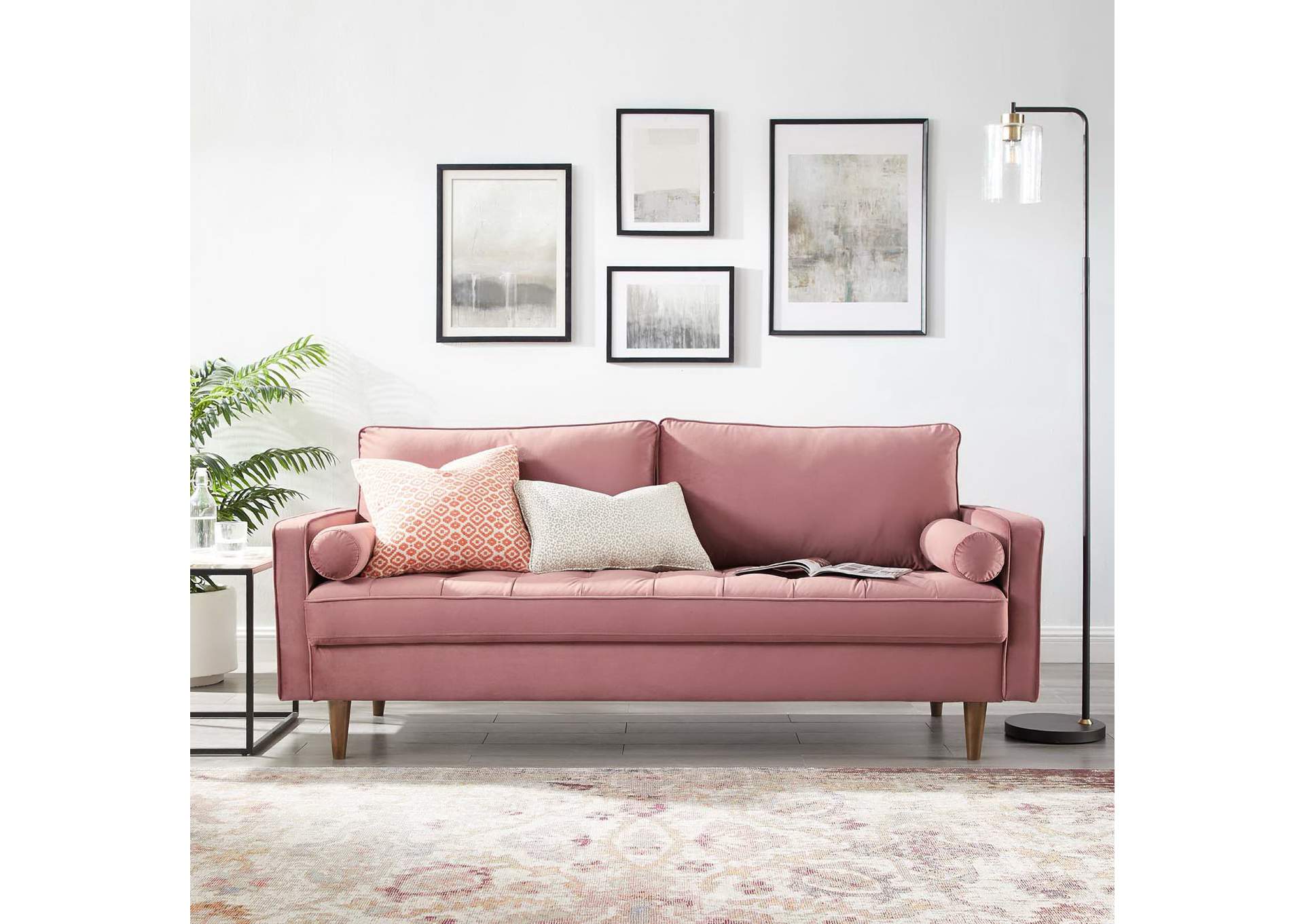 Valour Performance Velvet Sofa image 11