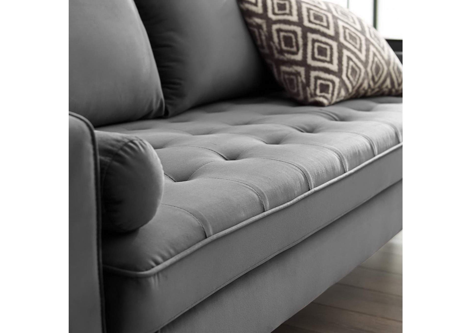 Valour Performance Velvet Sofa image 9