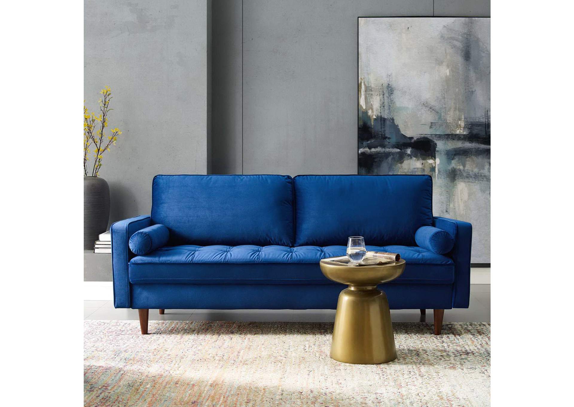 Valour Performance Velvet Sofa By Modway image 8
