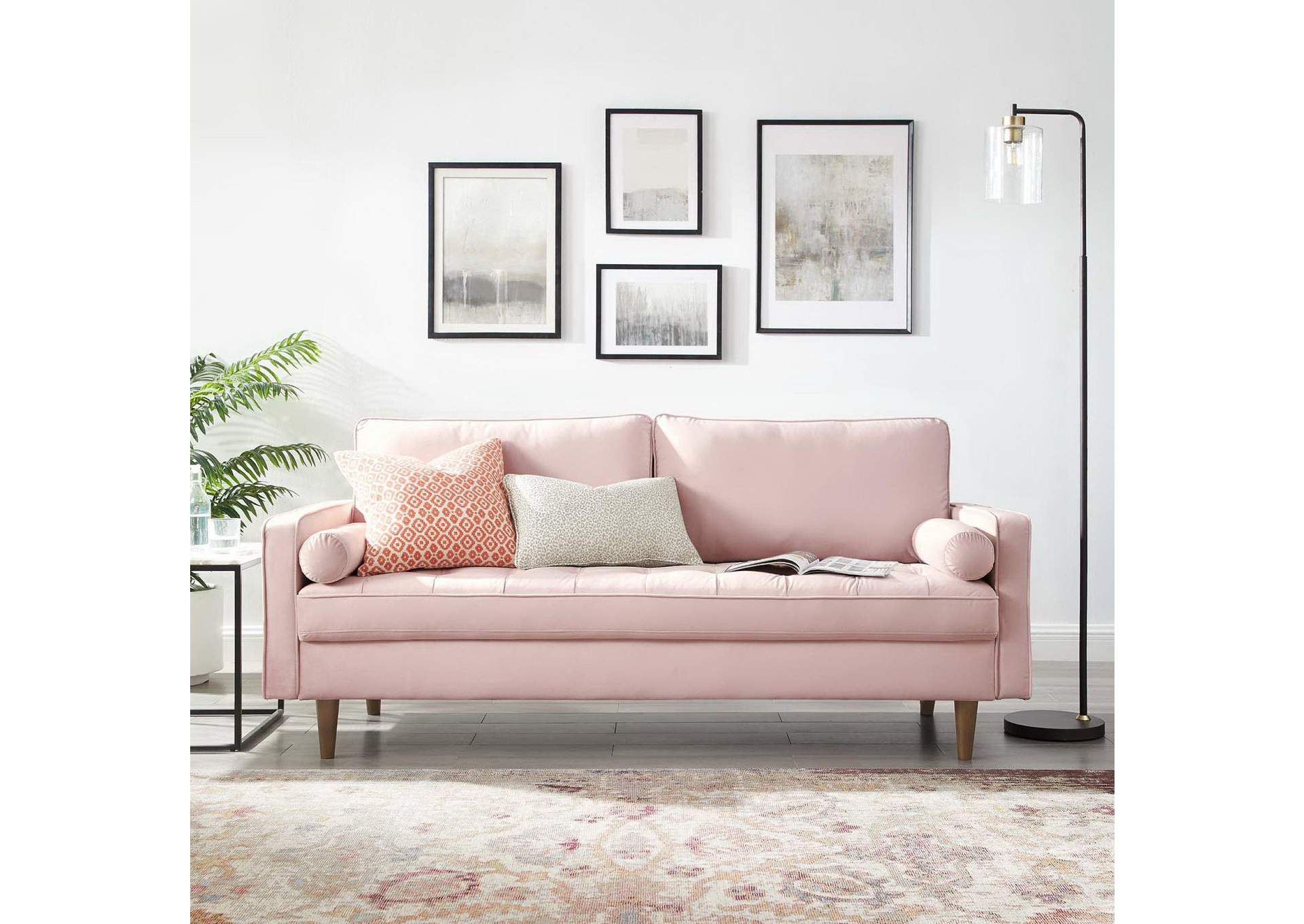 Valour Performance Velvet Sofa image 11