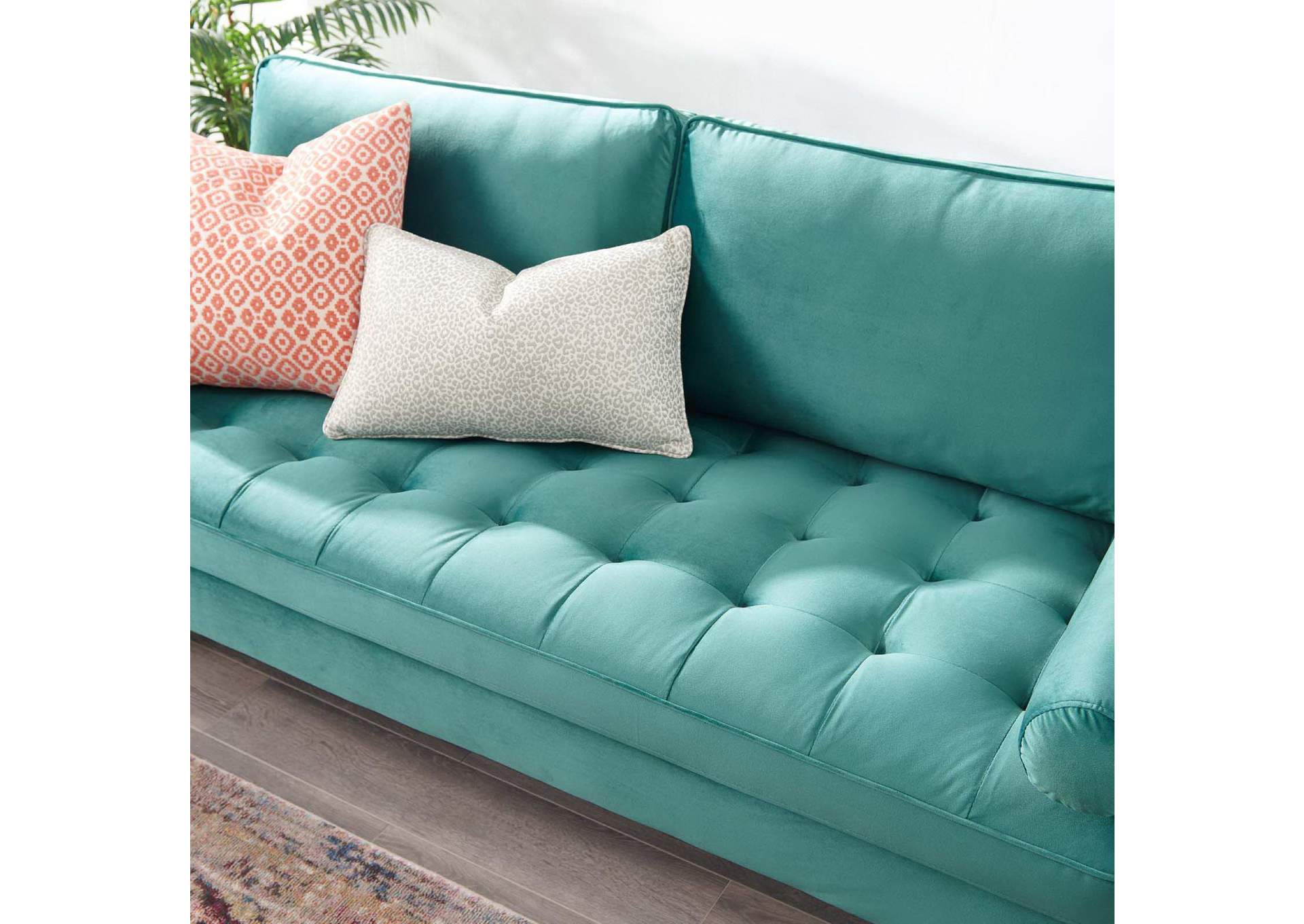 Valour Performance Velvet Sofa image 9