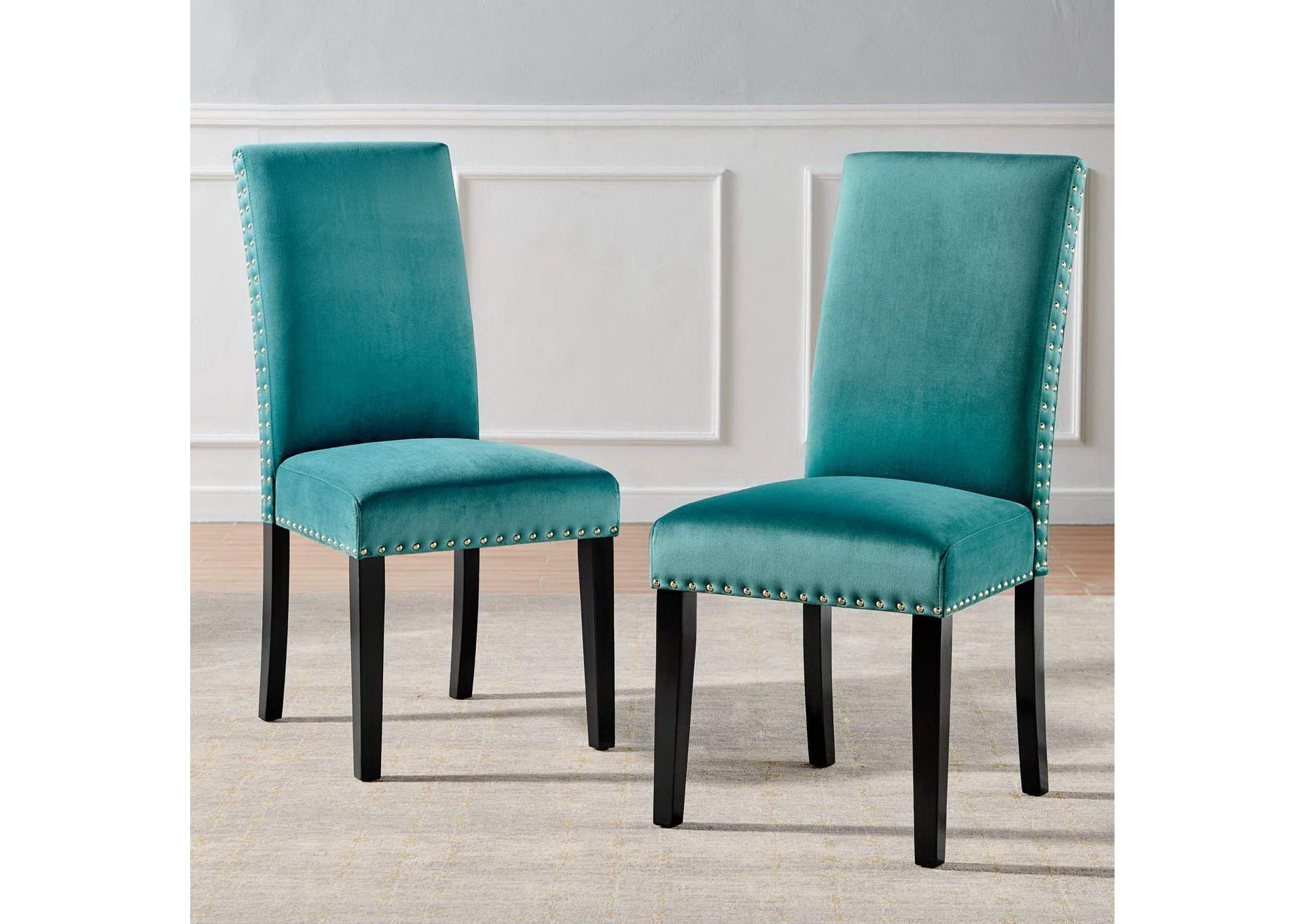 Parcel Performance Velvet Dining Side Chairs - Set Of 2 image 11