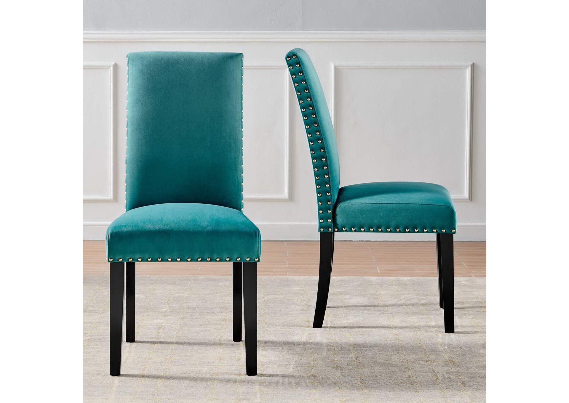 Parcel Performance Velvet Dining Side Chairs - Set Of 2 image 9
