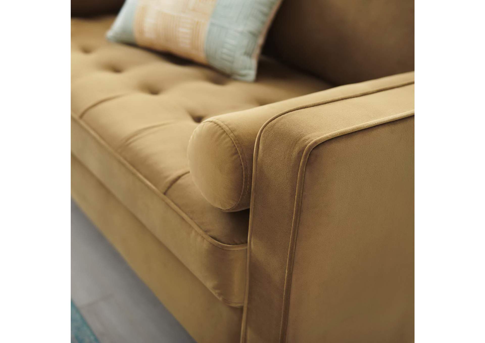 Valour Performance Velvet Loveseat image 8