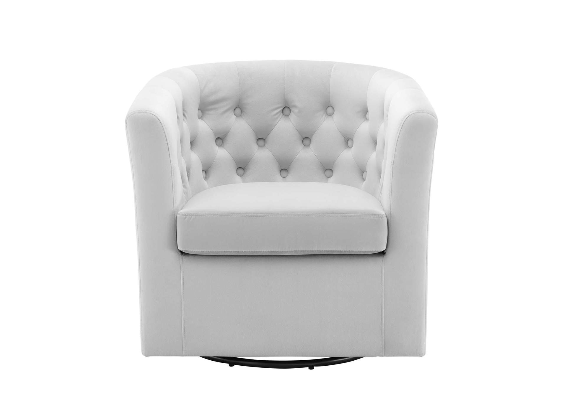 Prospect Tufted Performance Velvet Swivel Armchair image 5